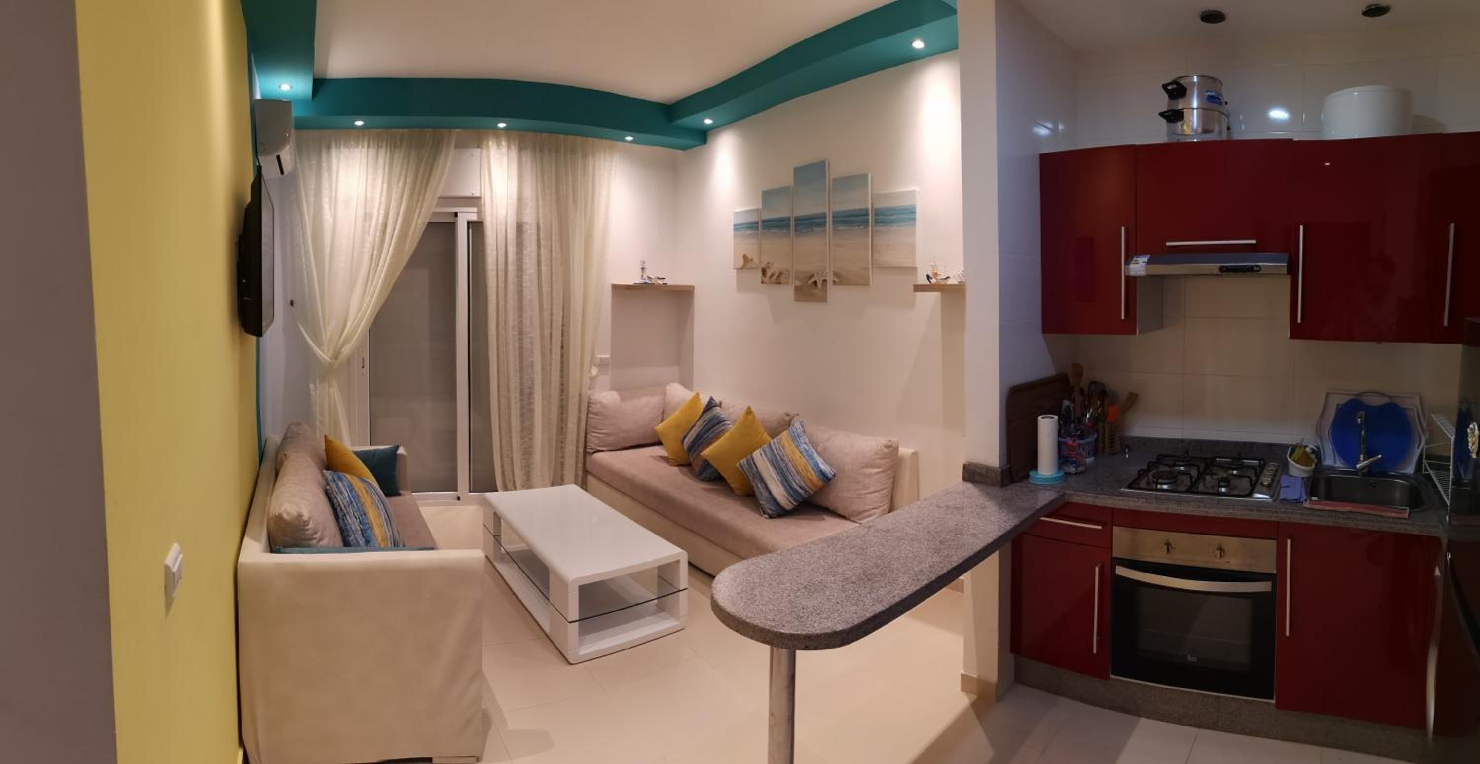 Kariat Cabo - Appartement Charmant, Climatisé avec Vue Piscine view 4