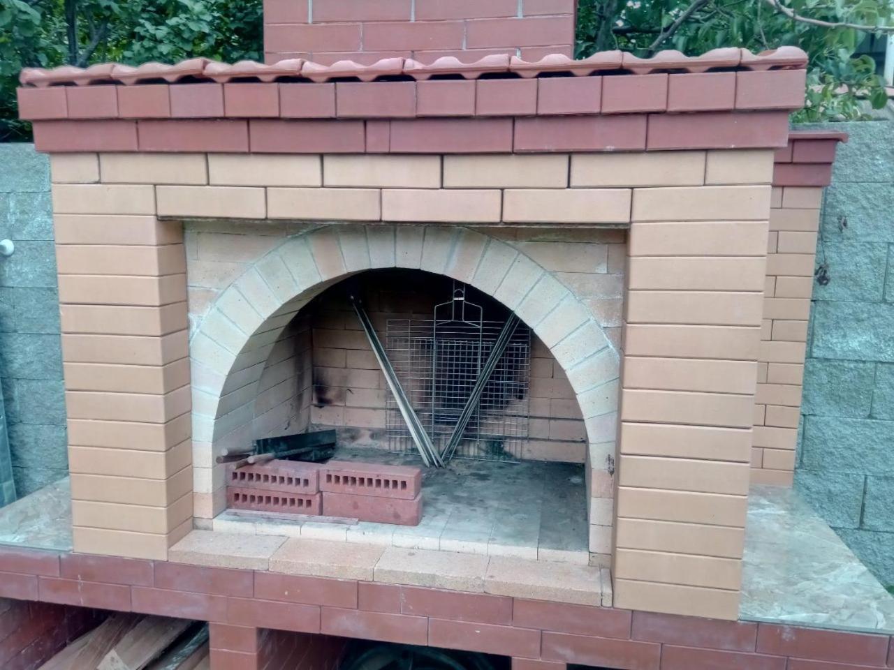 outdoor BBQ area