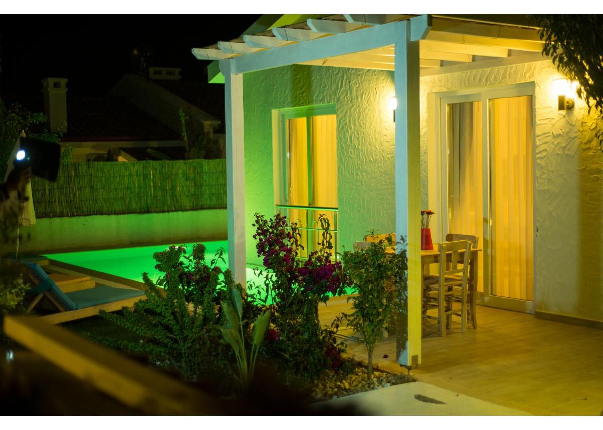 outdoor BBQ area