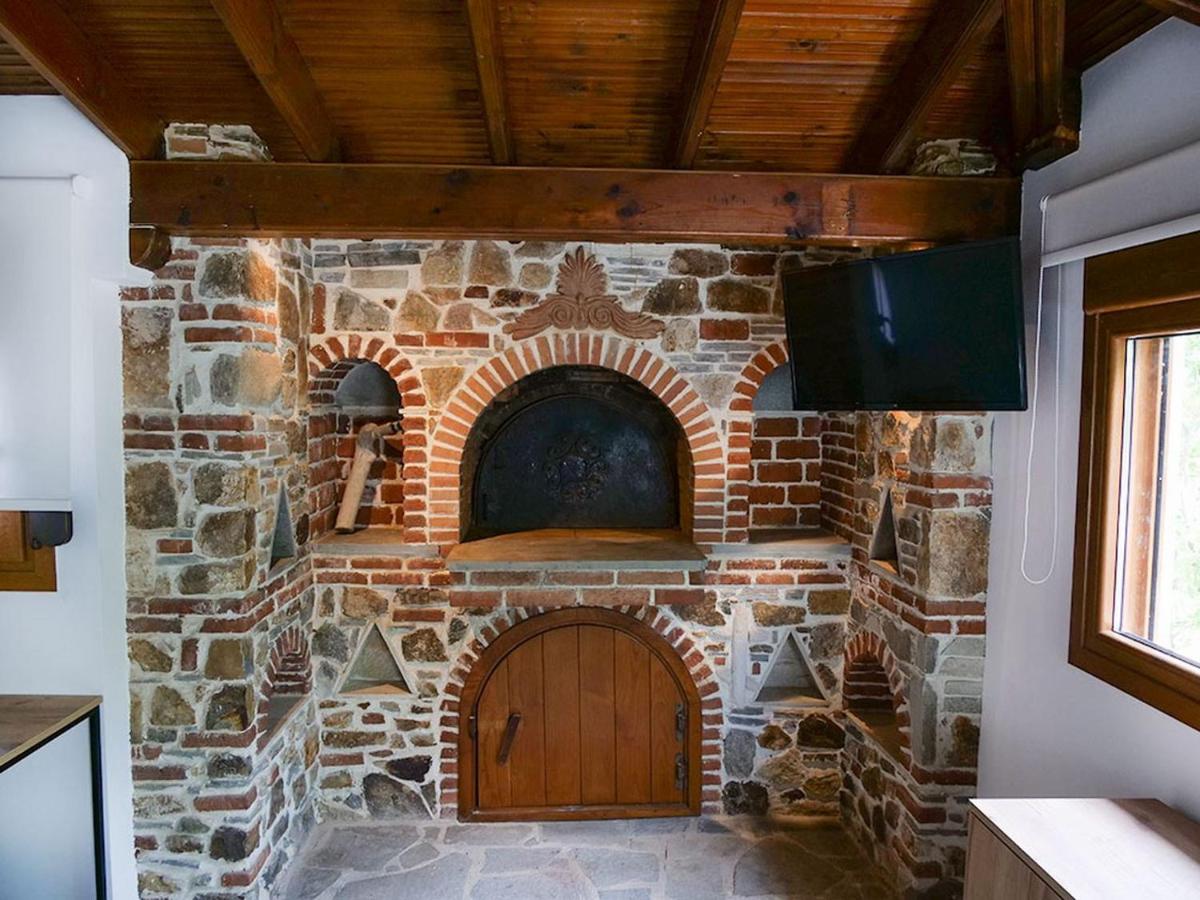 outdoor BBQ area