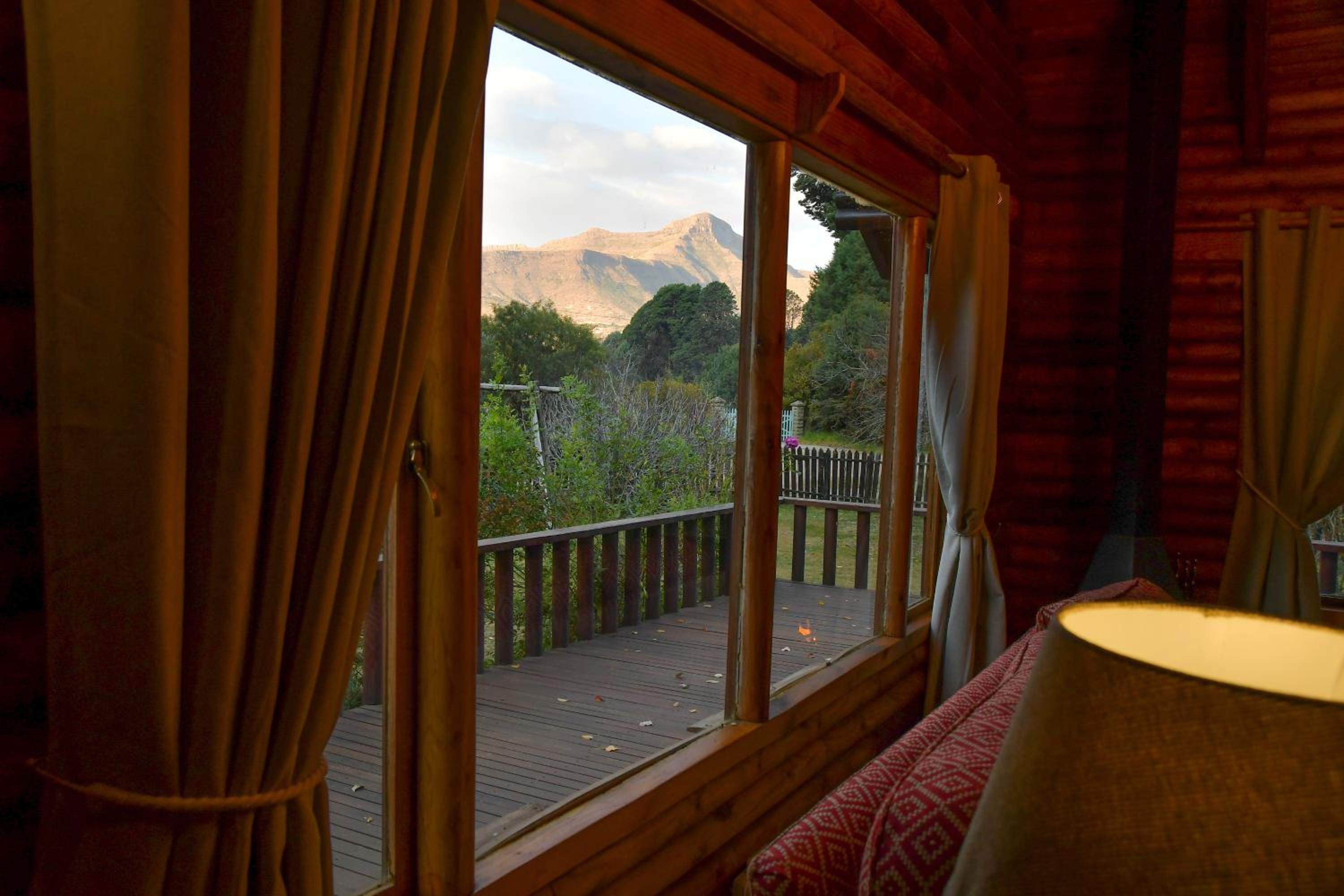 Clarens Log Cabin view 3