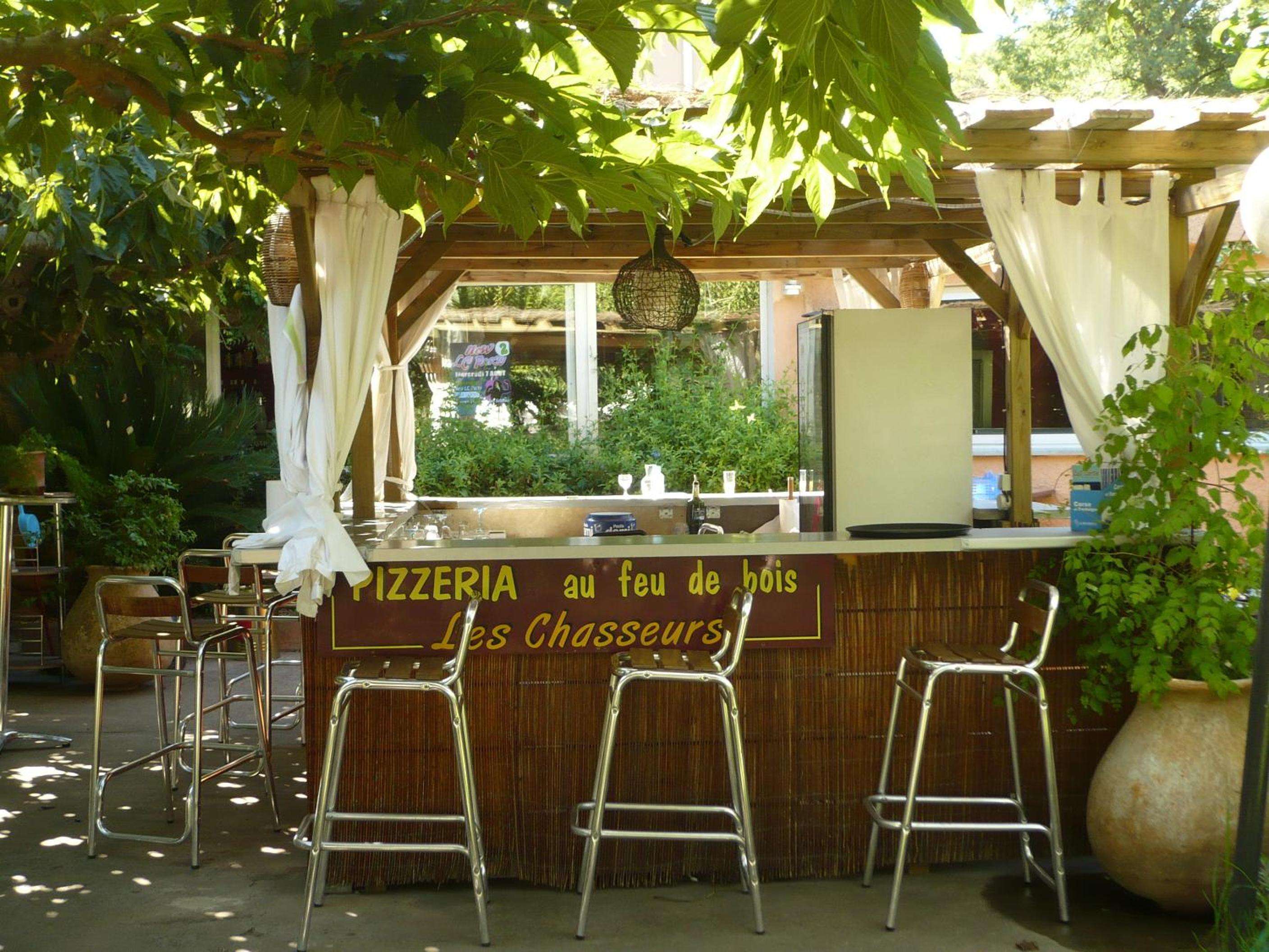 outdoor BBQ area