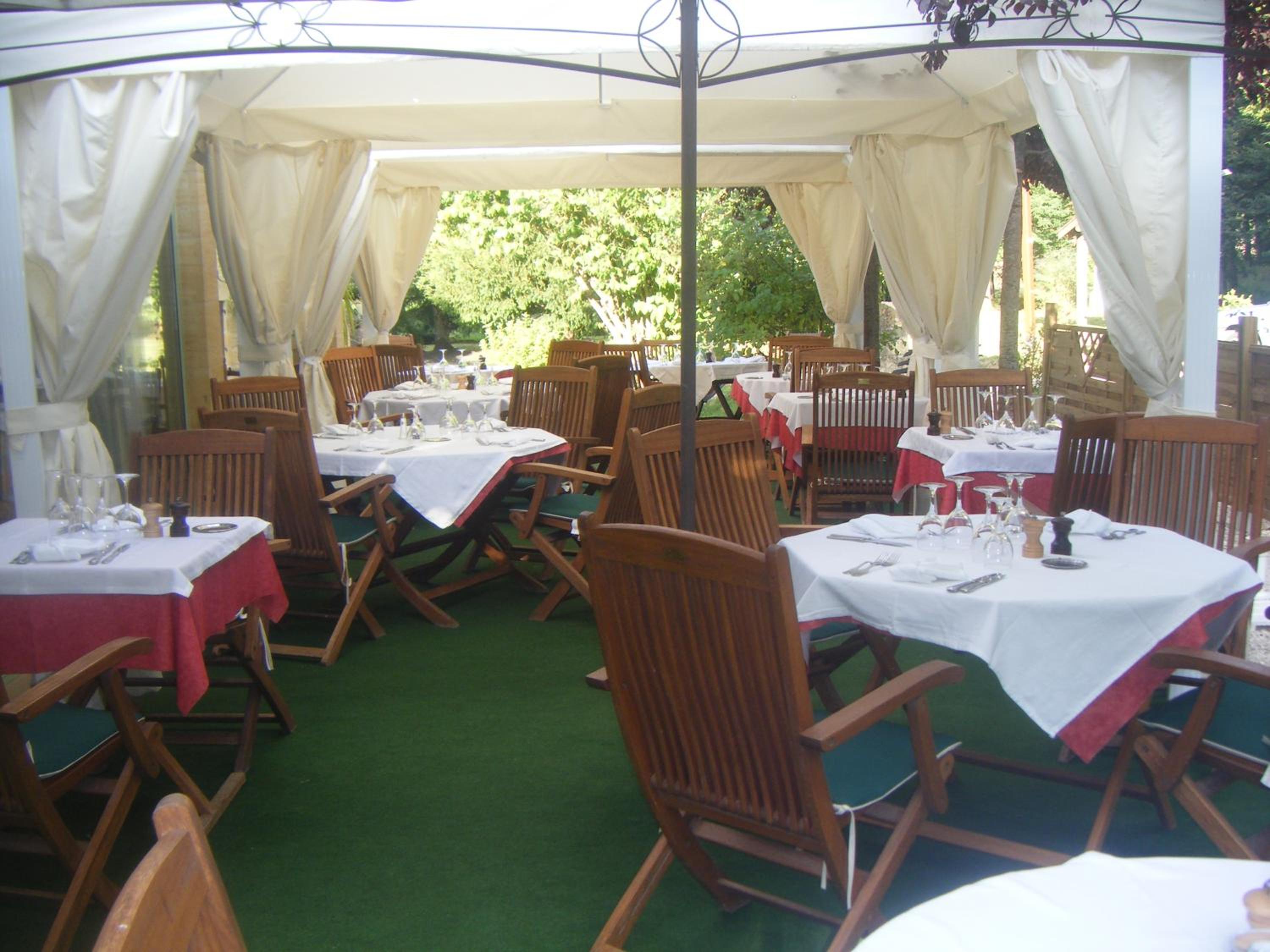 outdoor BBQ area