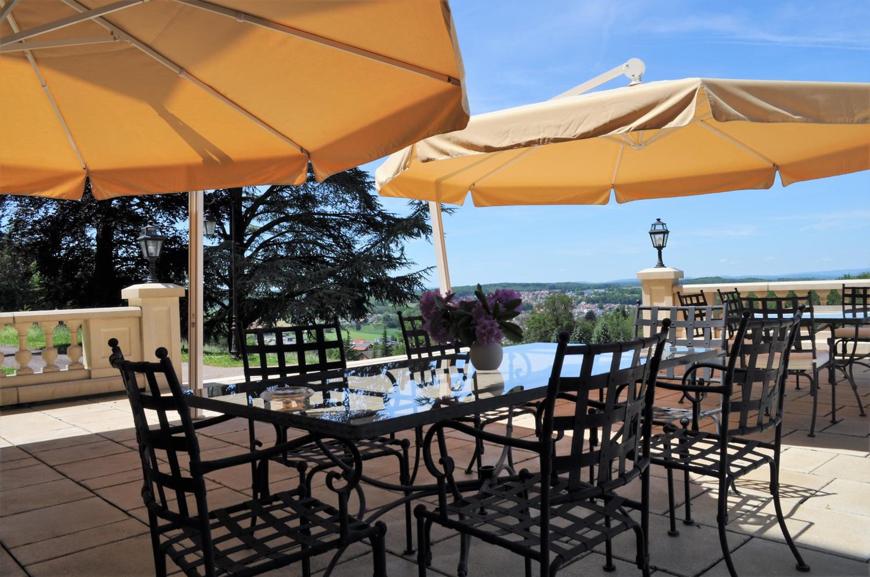 outdoor BBQ area