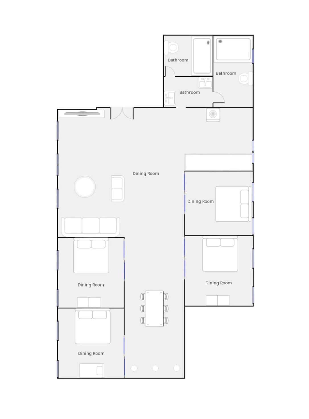 Kings Garden Penthouse - 4BR & 2Bath - by Daniel&Jacob's