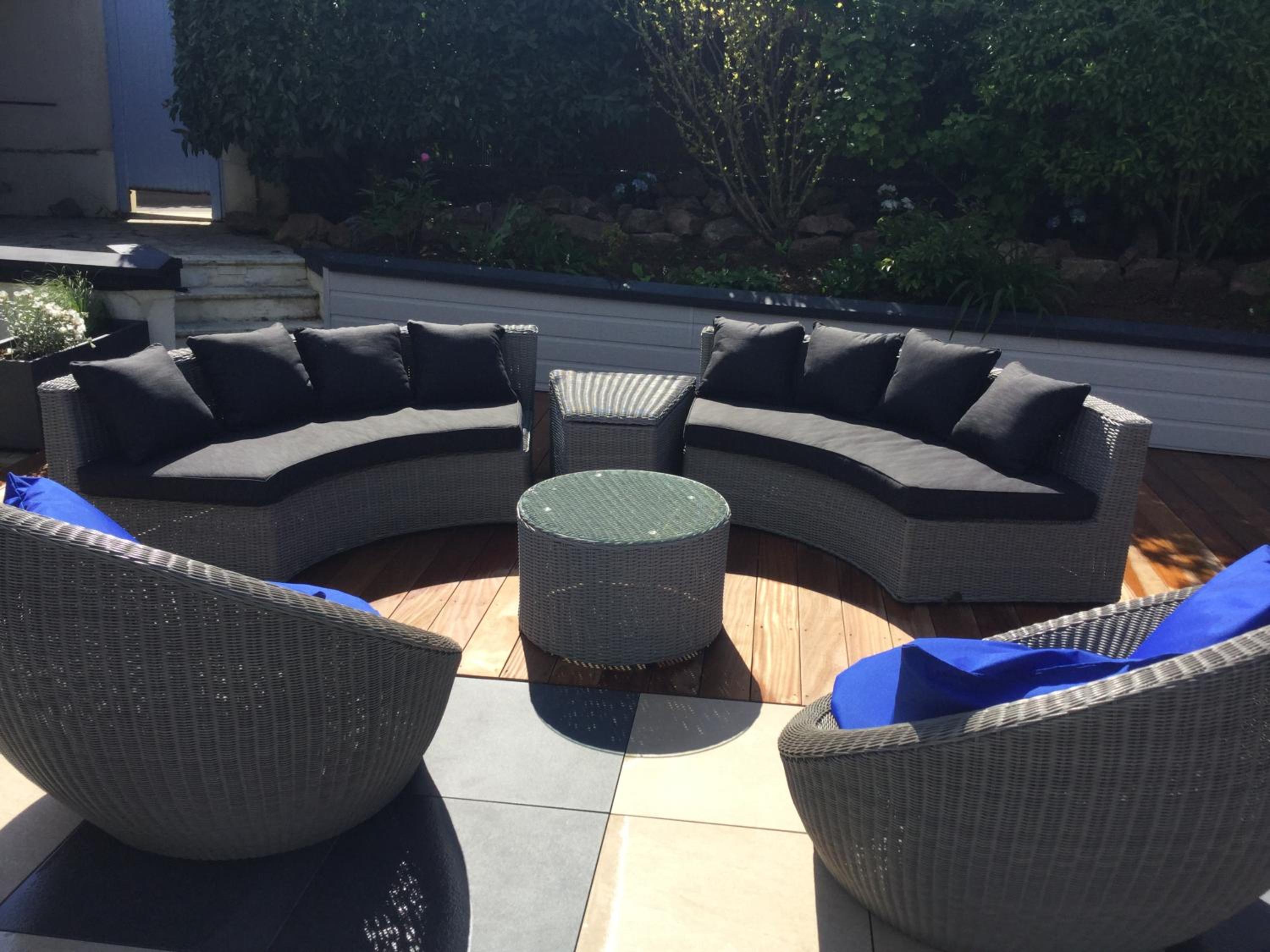 outdoor BBQ area