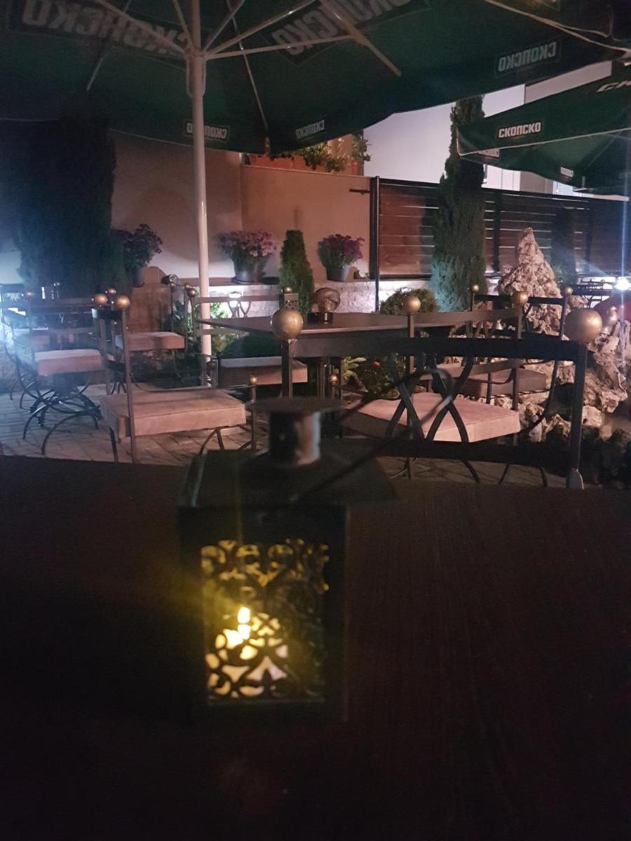 outdoor BBQ area