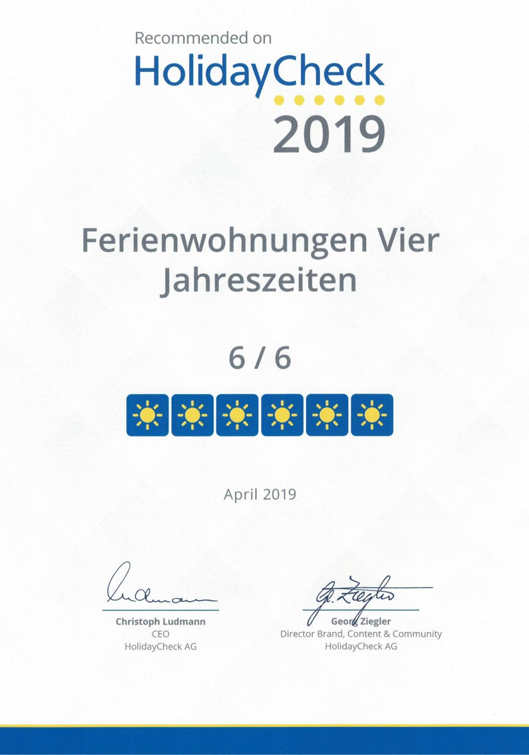 Ferienwohnung Vier Jahreszeiten