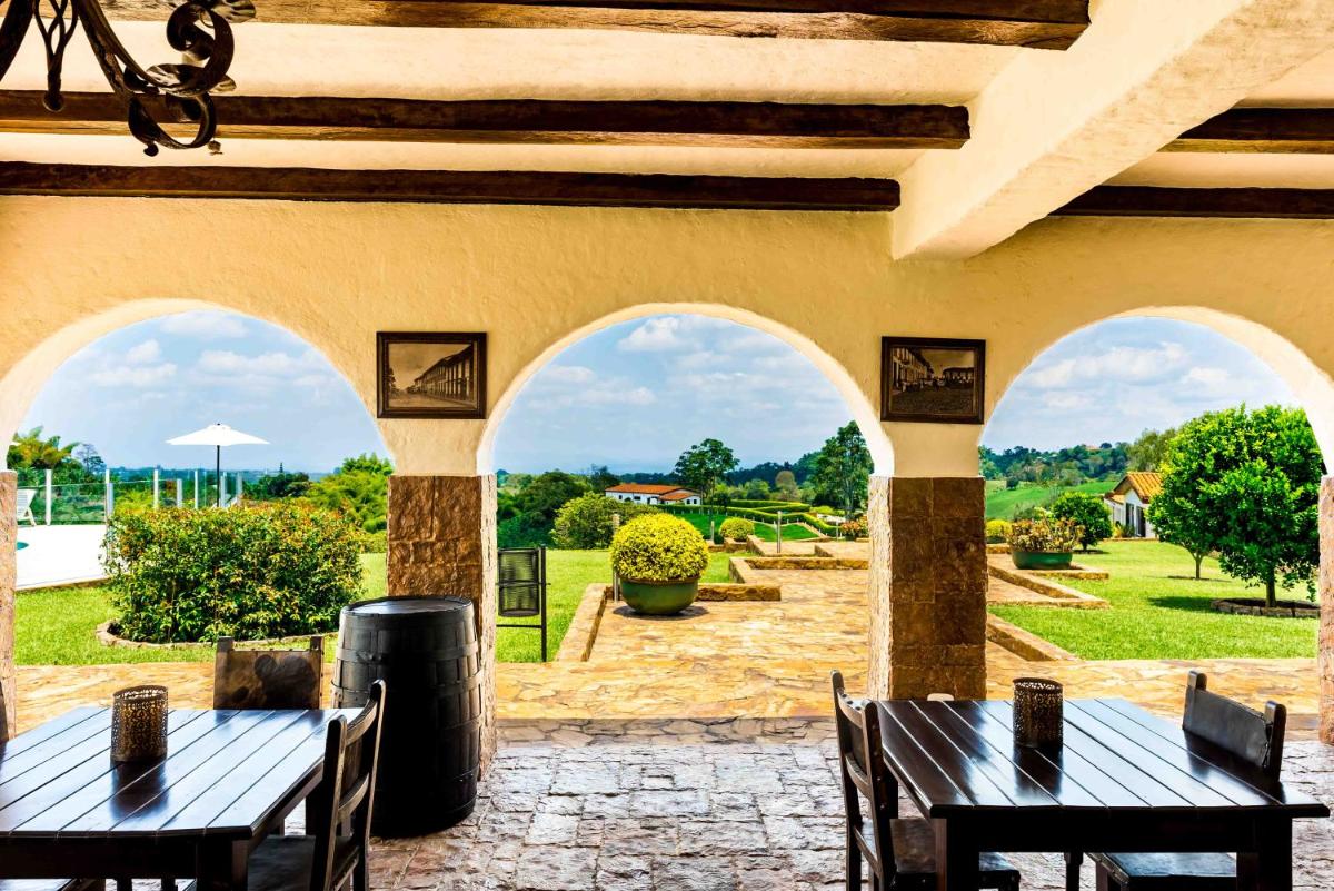 outdoor BBQ area