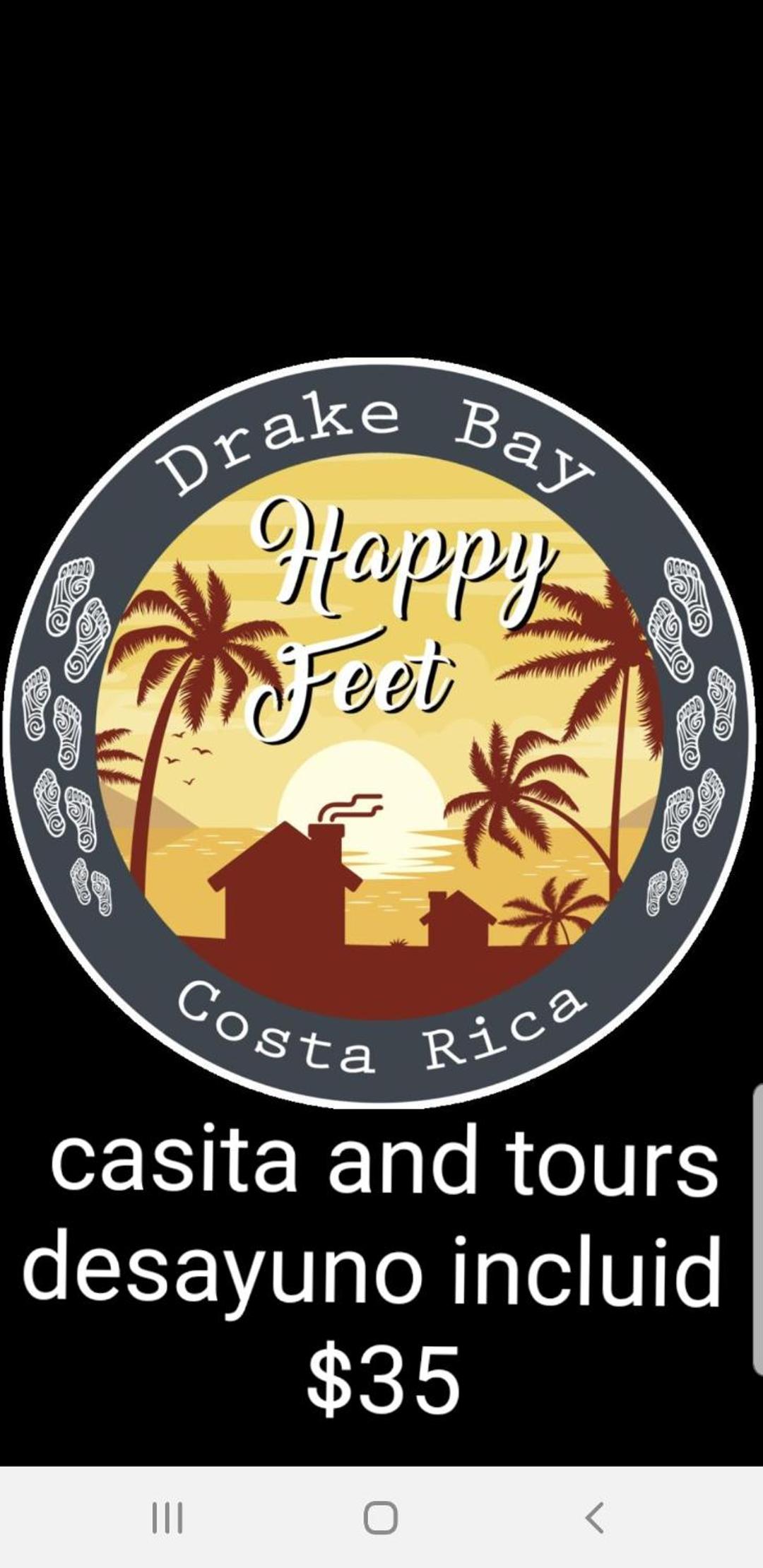 Casita happy feet and tours corcovado
