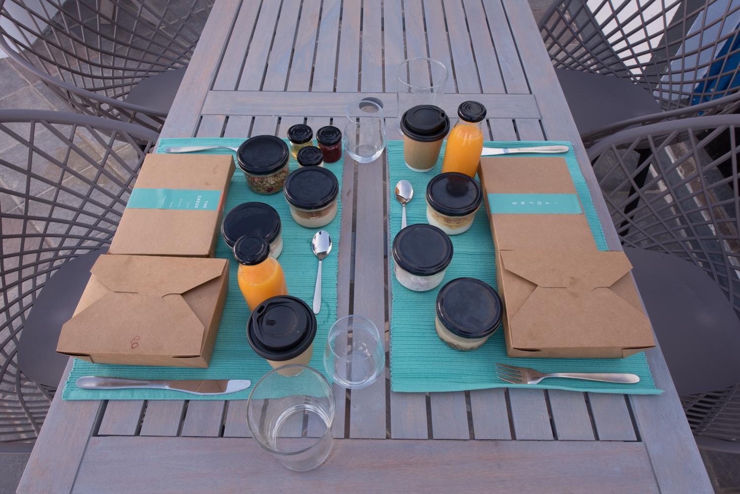 Mardanza House en Imerovigli — dining