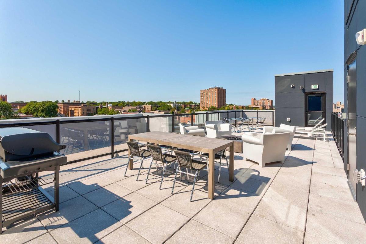 outdoor BBQ area