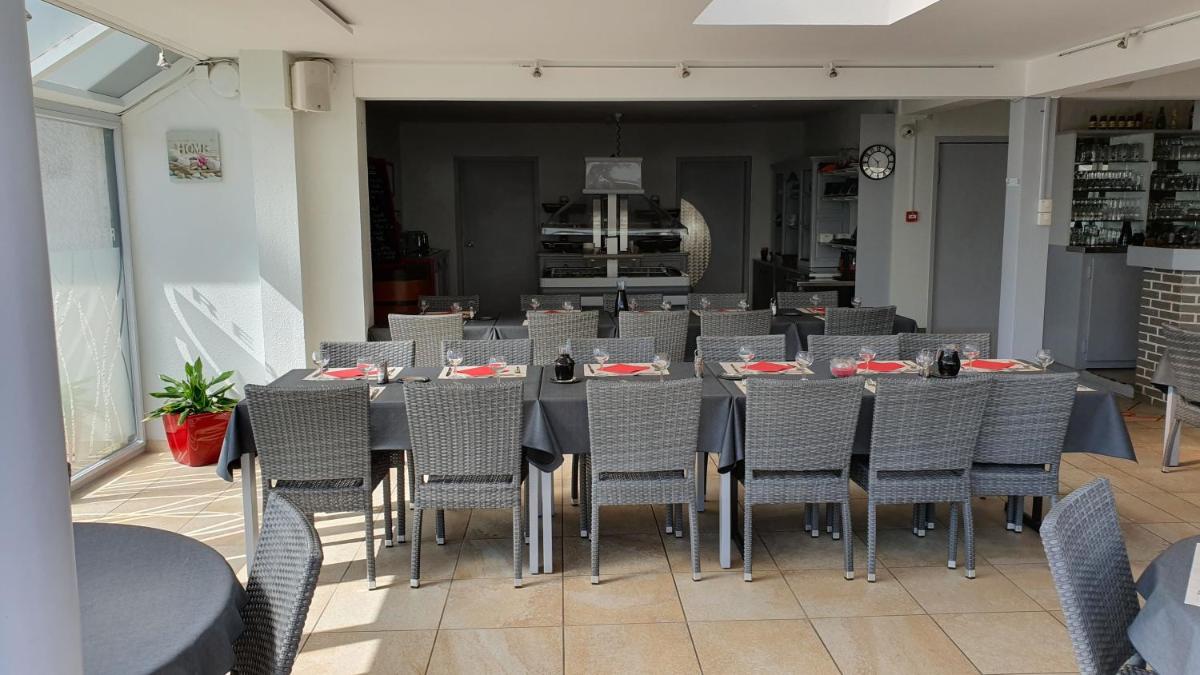 outdoor BBQ area