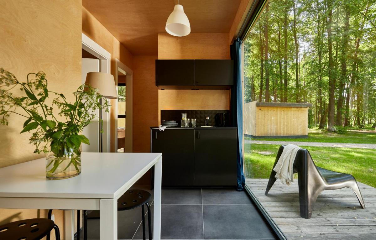 outdoor BBQ area