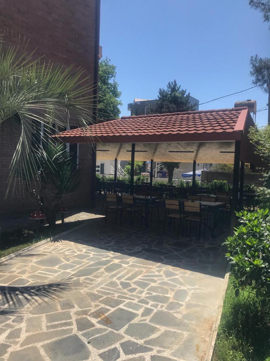 outdoor BBQ area