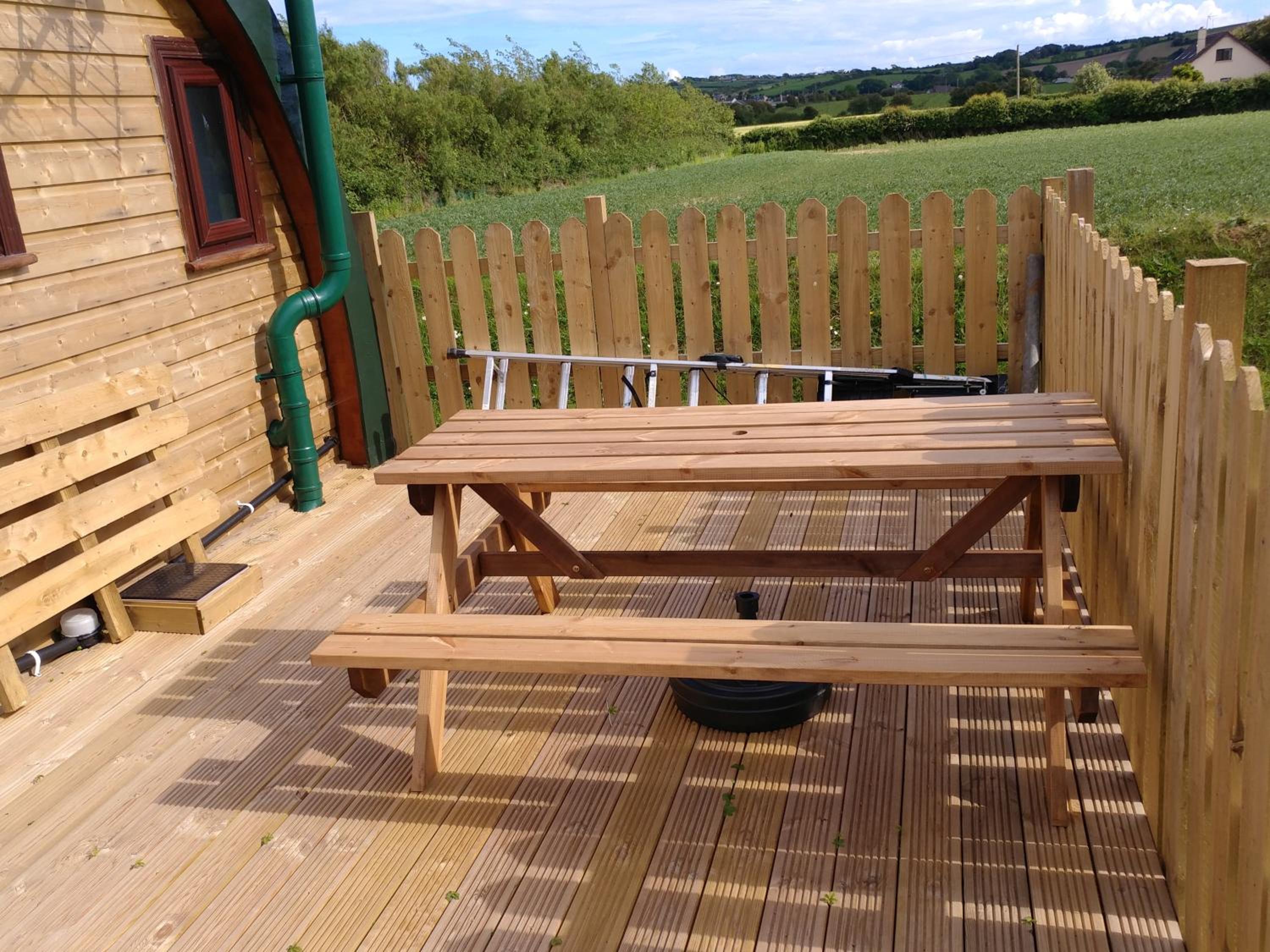 shanagarry / Ballycotton Glamping pod view 2