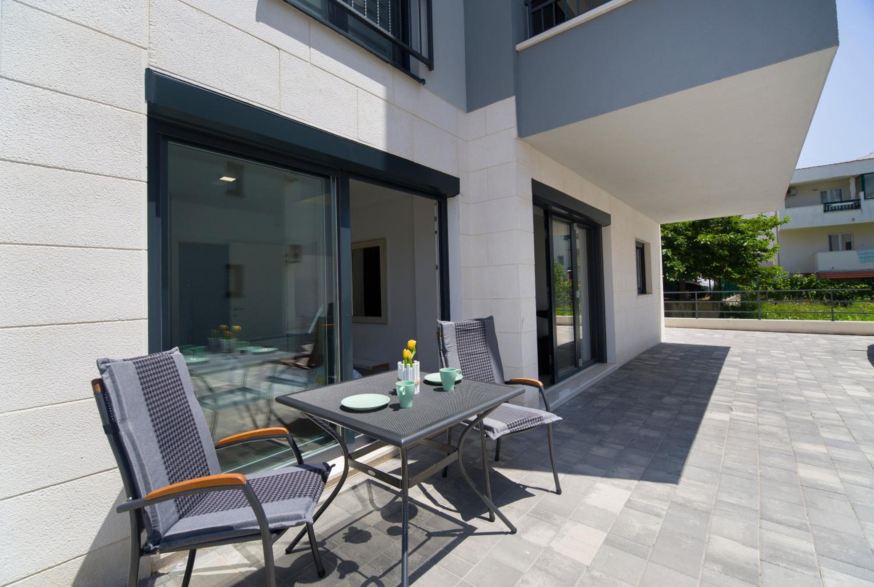 outdoor BBQ area