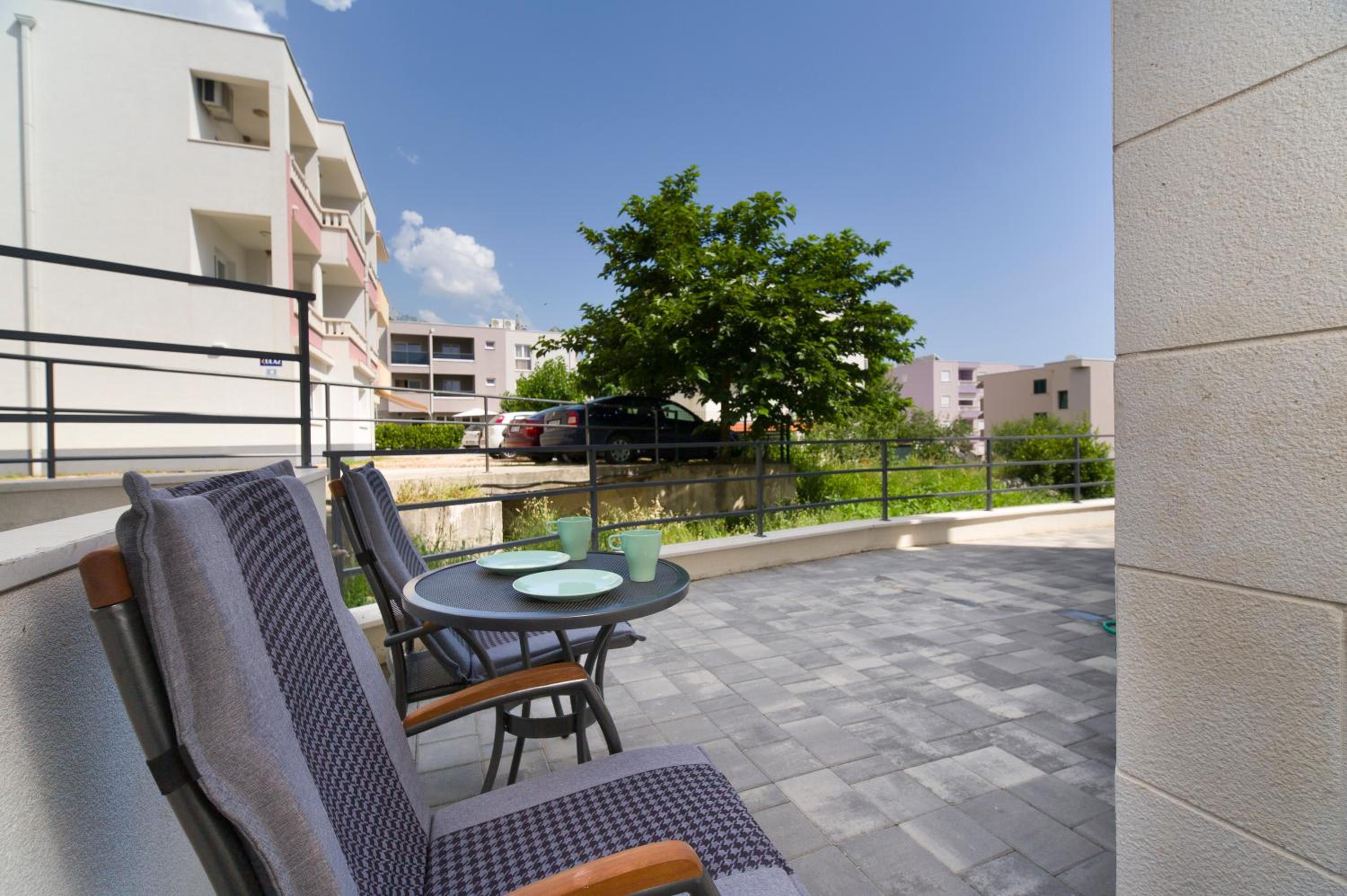 outdoor BBQ area