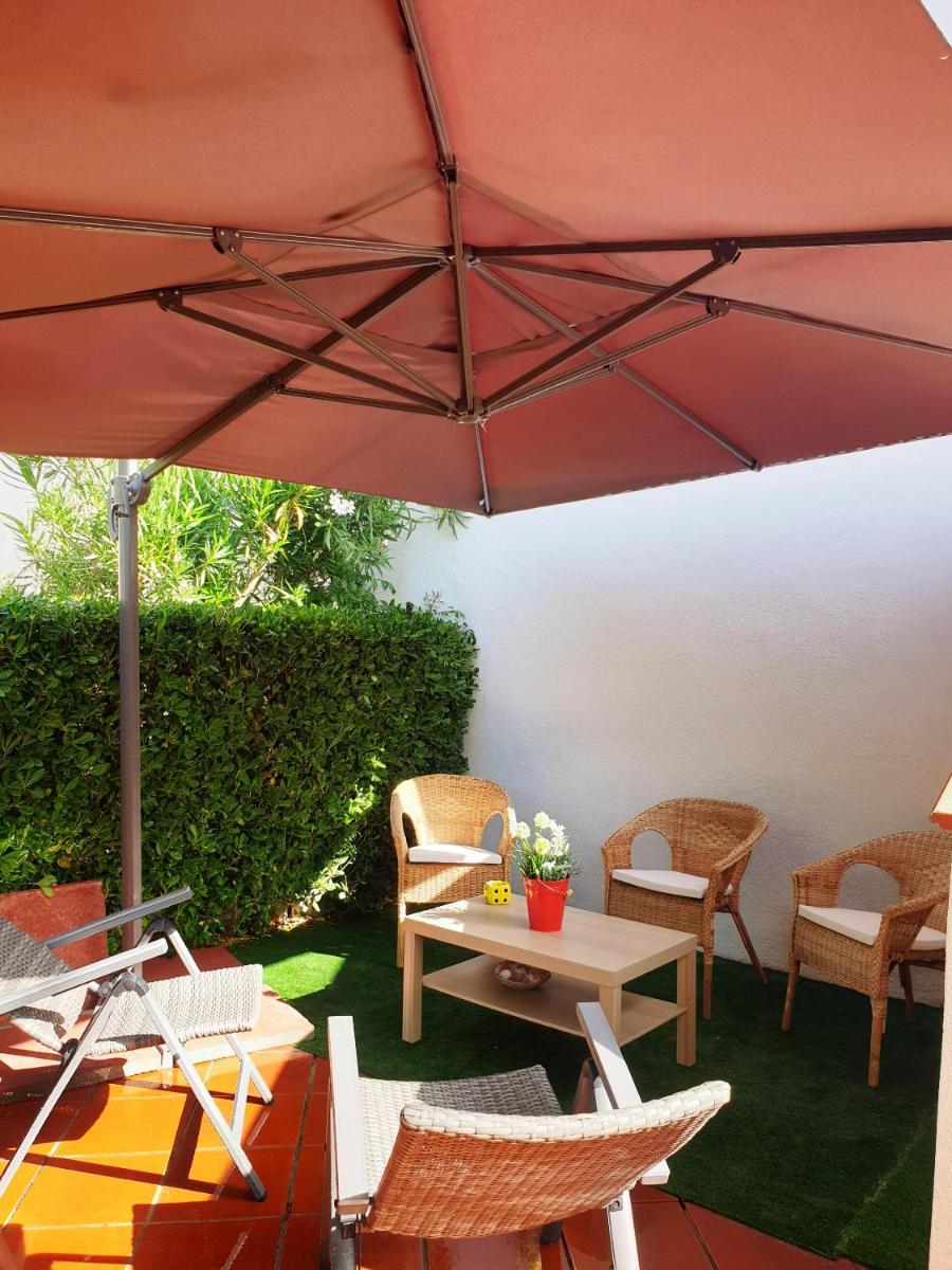 outdoor BBQ area