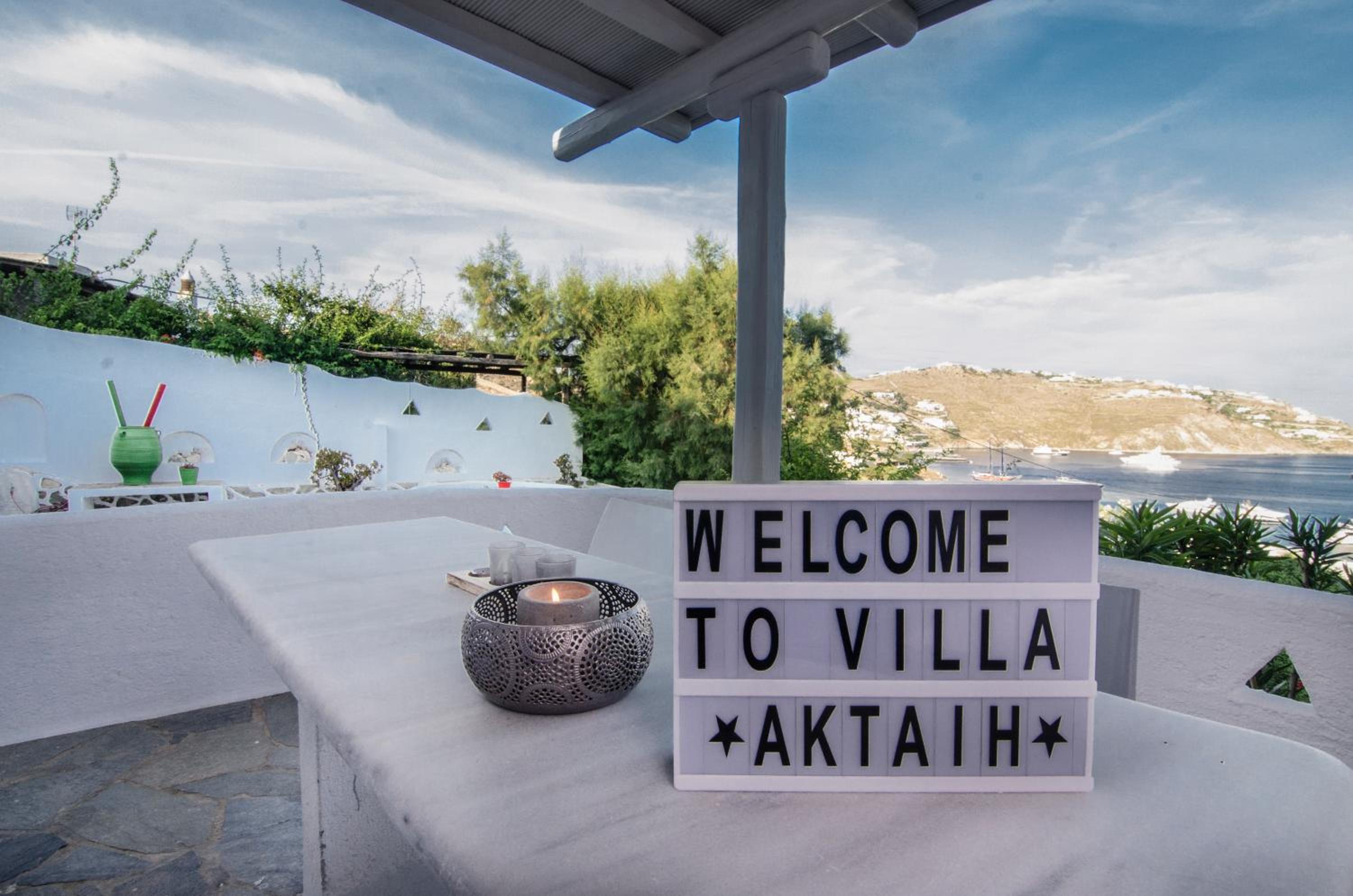 Seafront Villa Aktei - Ornos Mykonos view 3