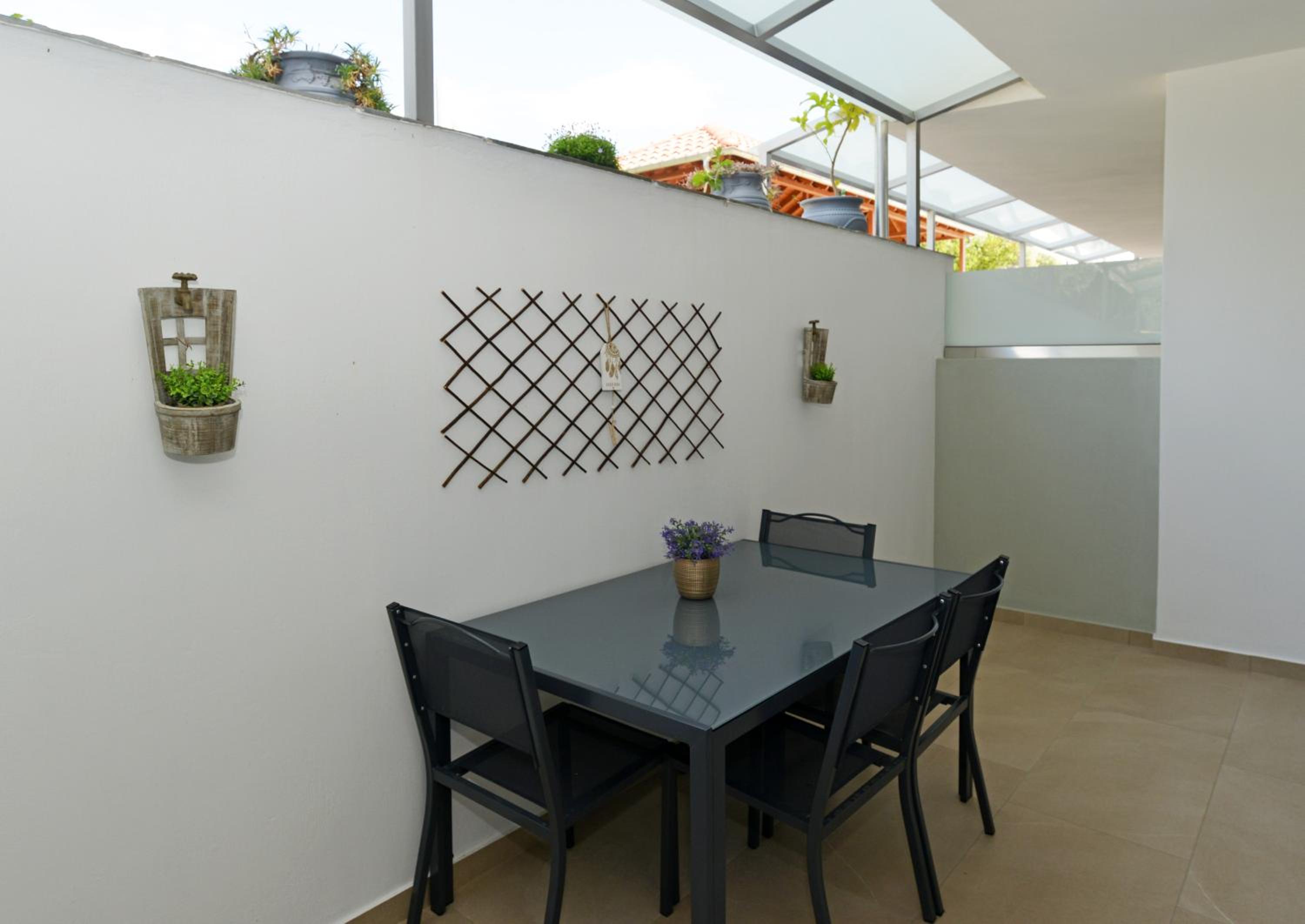 outdoor BBQ area