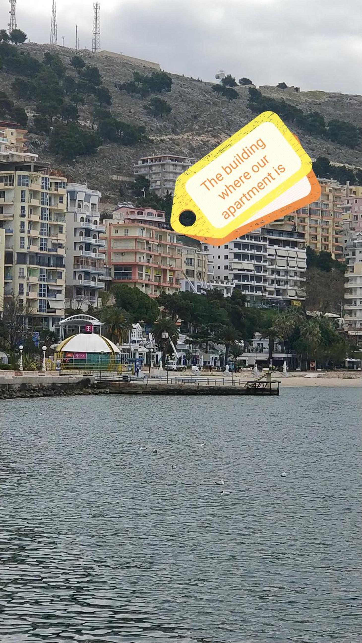 Saranda Center (above promenade)