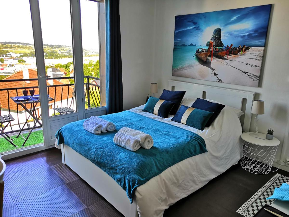 Escale Dieppe Gambetta - Appart et Studios 2-6 personnes Vue Ville et Mer view 2