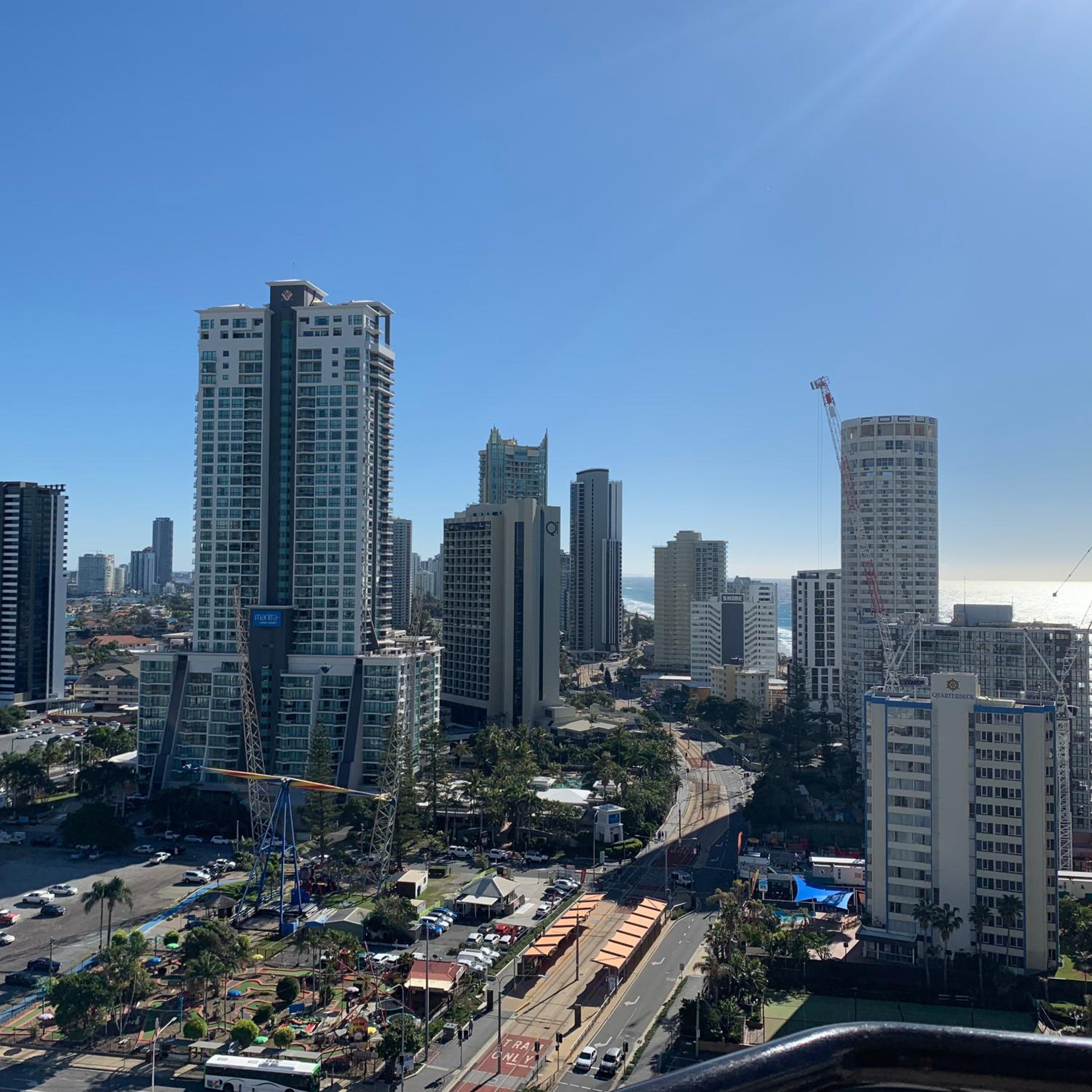 High Floor Ocean View at Surfers Paradise - Hotel Studio