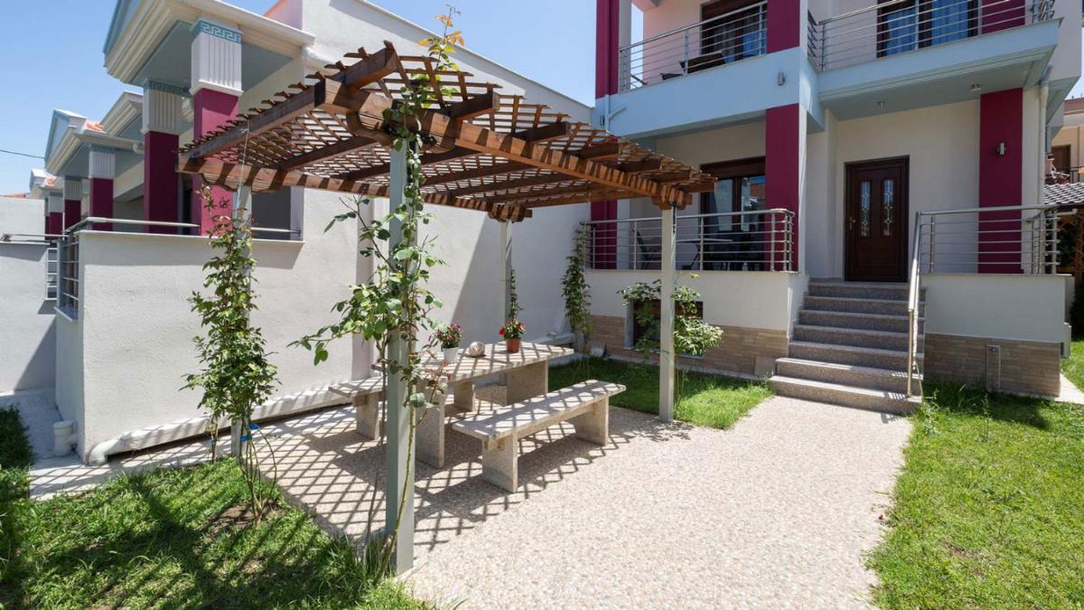 outdoor BBQ area