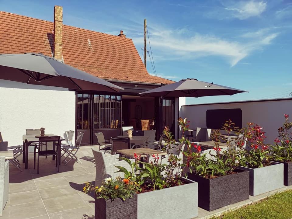 outdoor BBQ area
