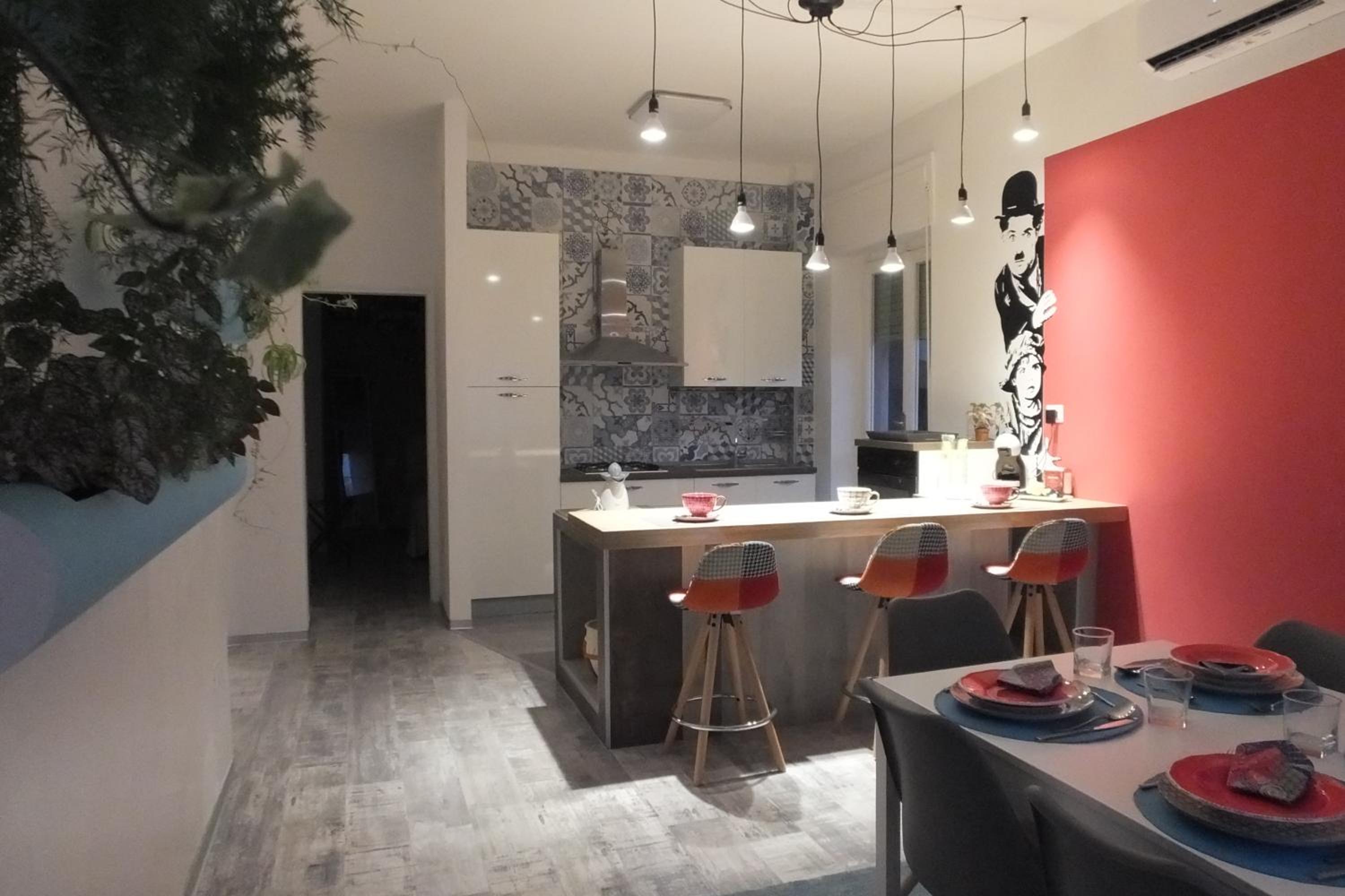 Blue Home en Salerno — kitchen