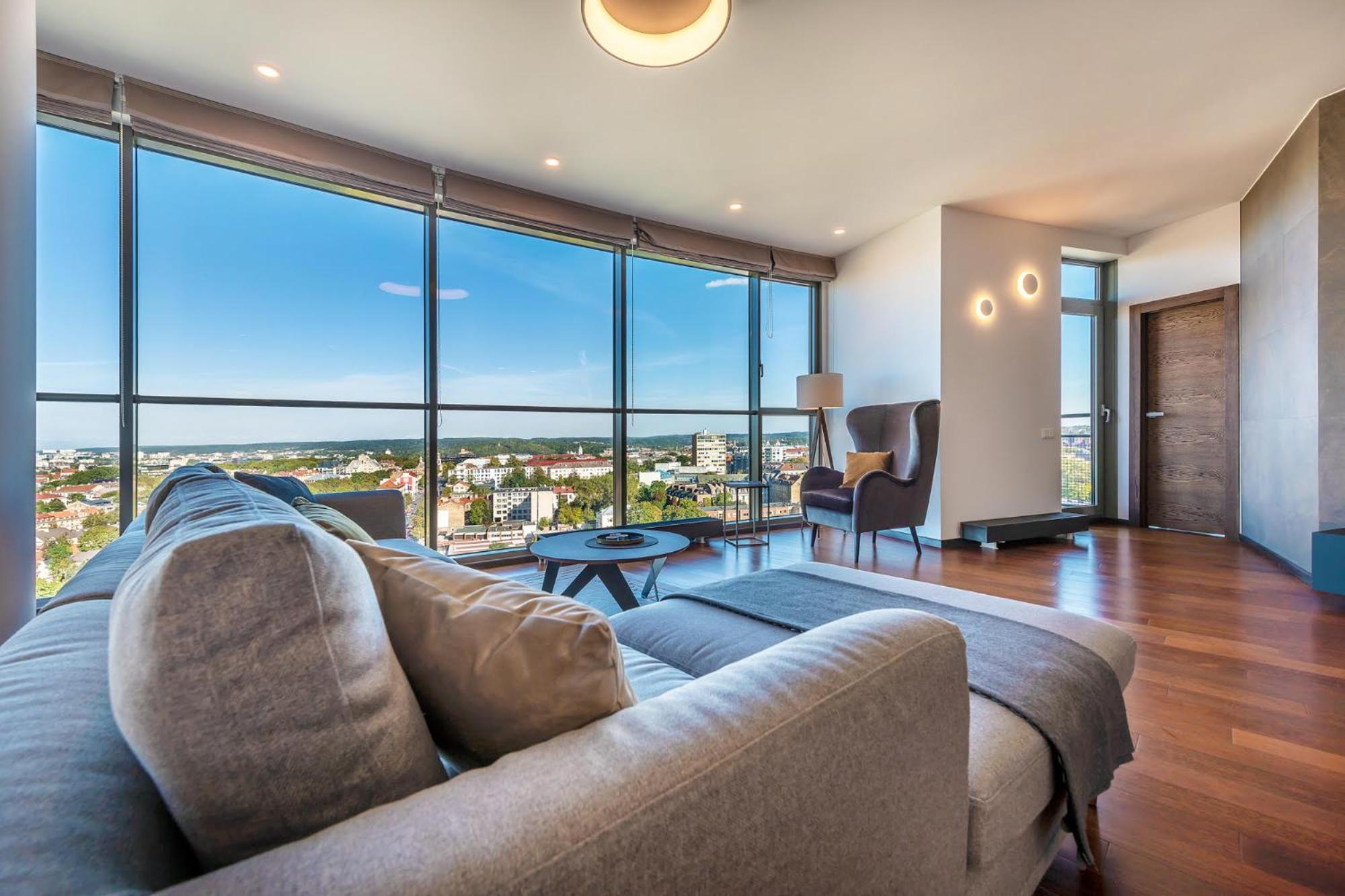 Luxury Panoramic Vilnius apartment view 5