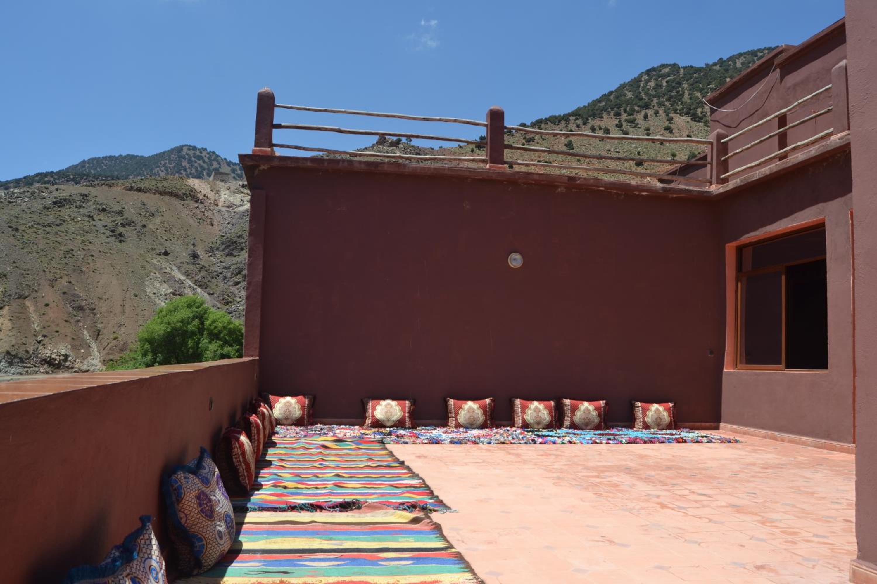 outdoor BBQ area