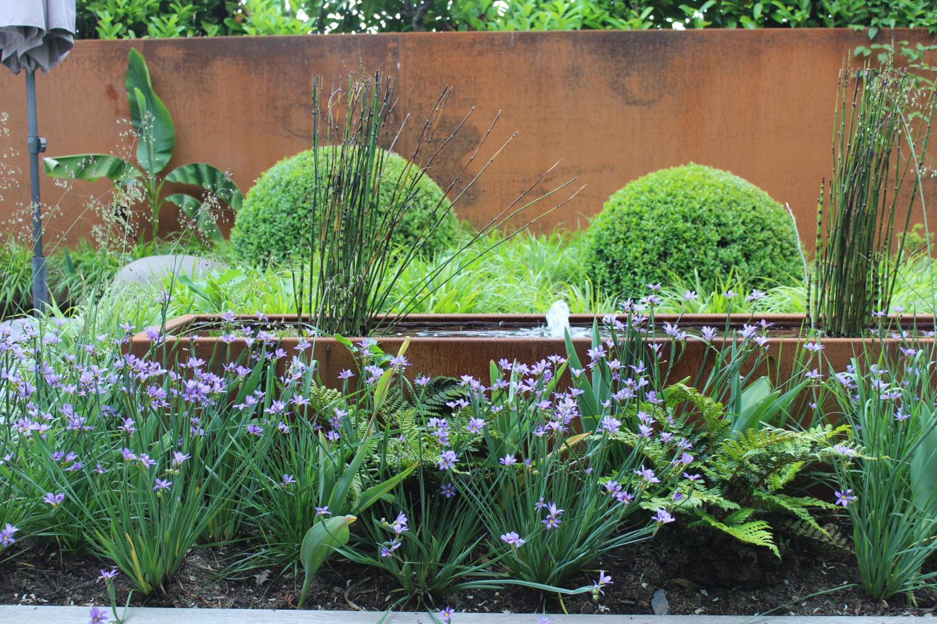 Bed and garden