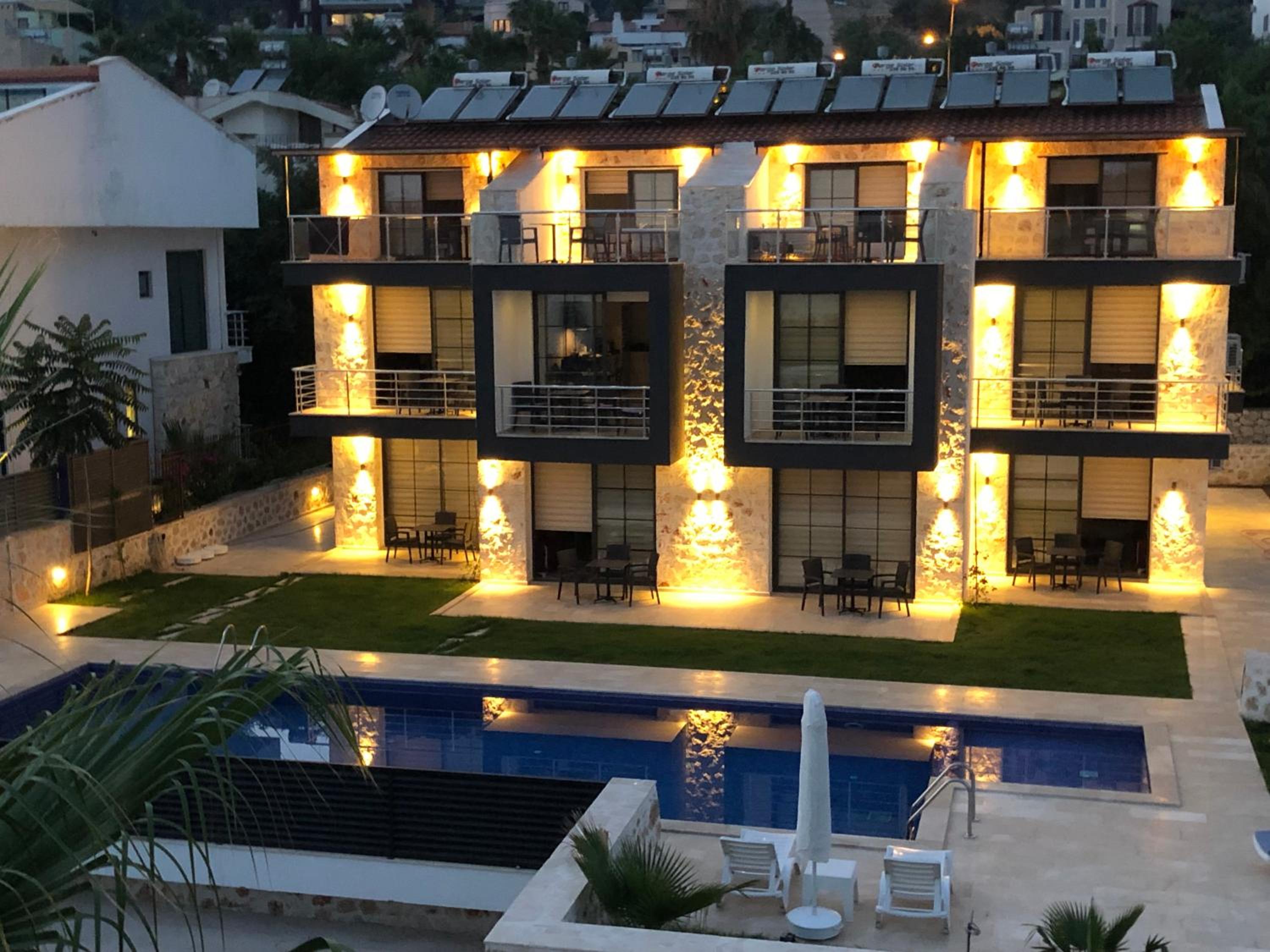 Stonehouse Aparts Dublex 3+1 mit Meerblick und Jakuzzi Kalkan No:5 view 4