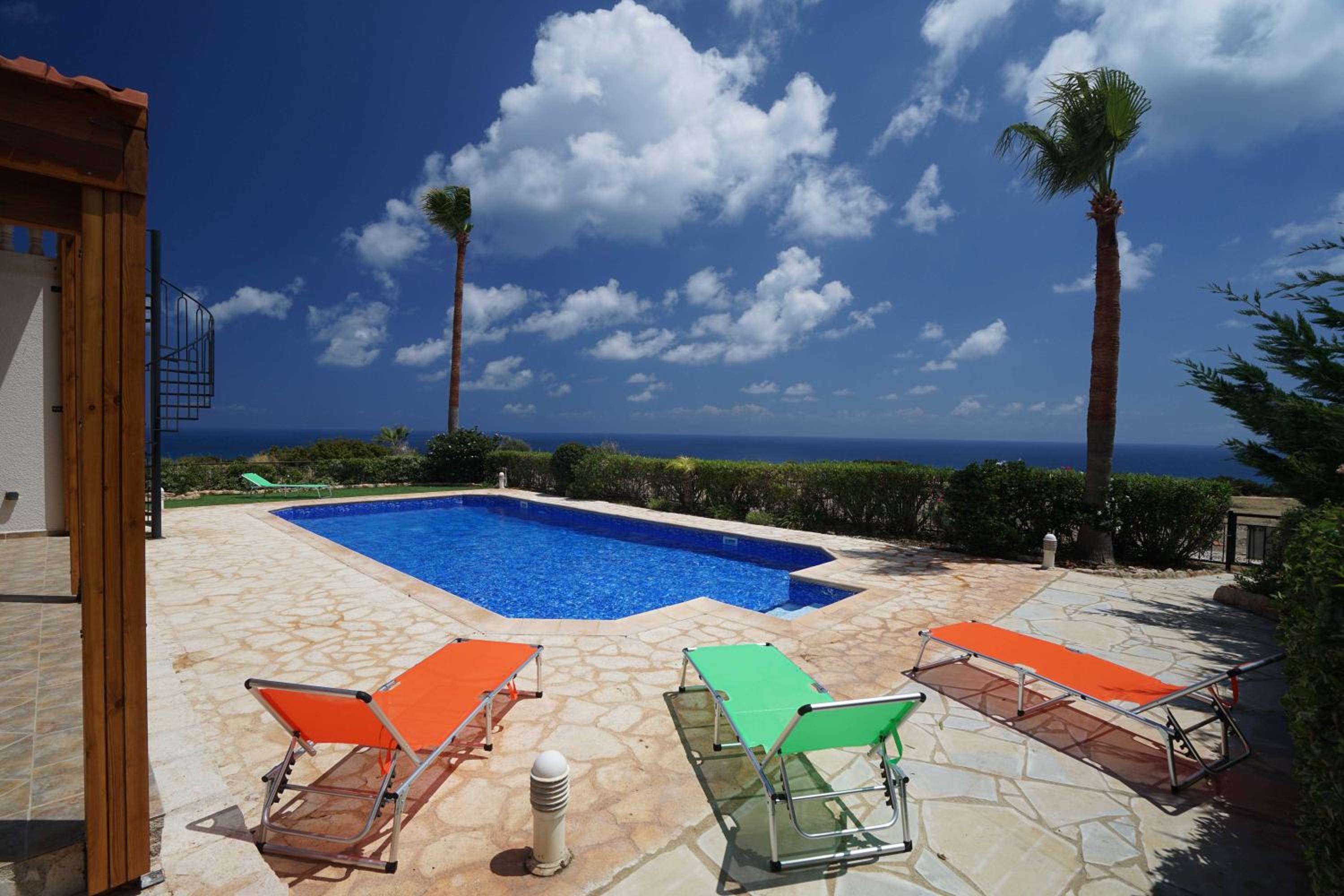 Sunset Cliff Villa Panoramic Sea Views Private Heated Pool Included