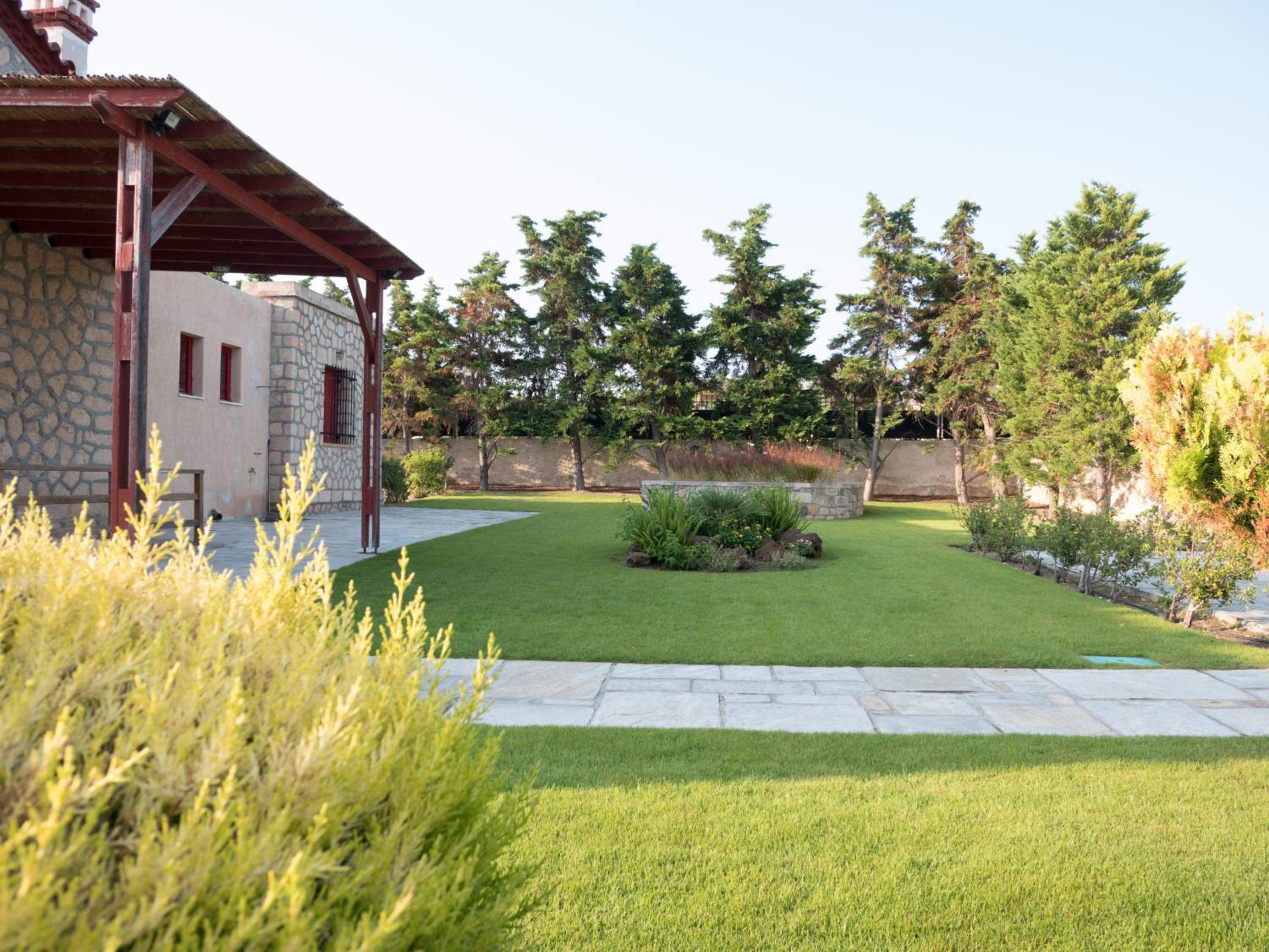 Stone house view 2