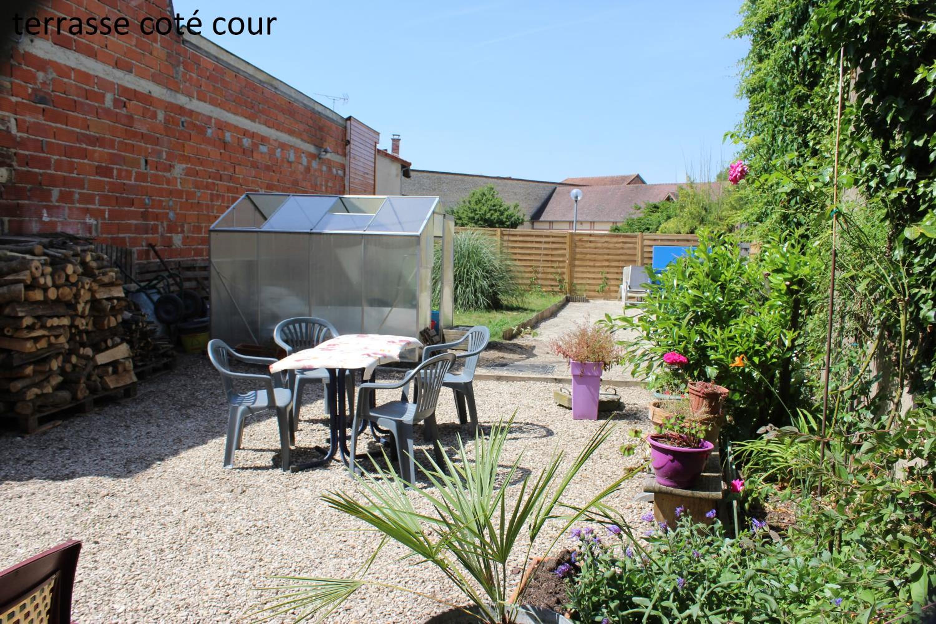 outdoor BBQ area