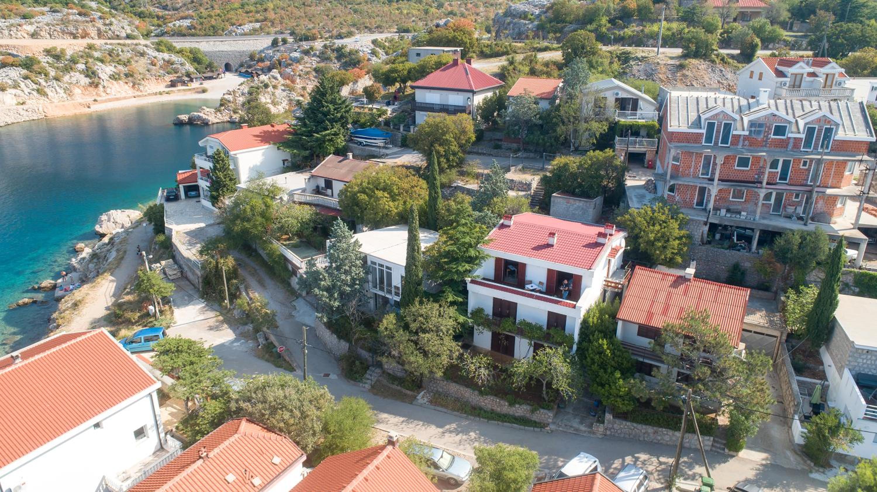 Penthouse Karlobag view 2