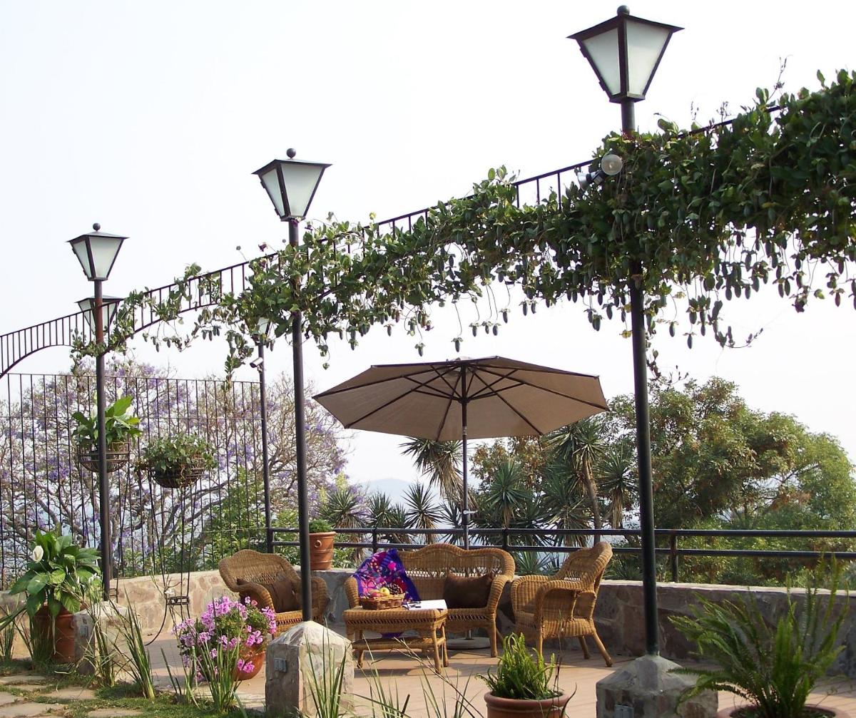 outdoor BBQ area
