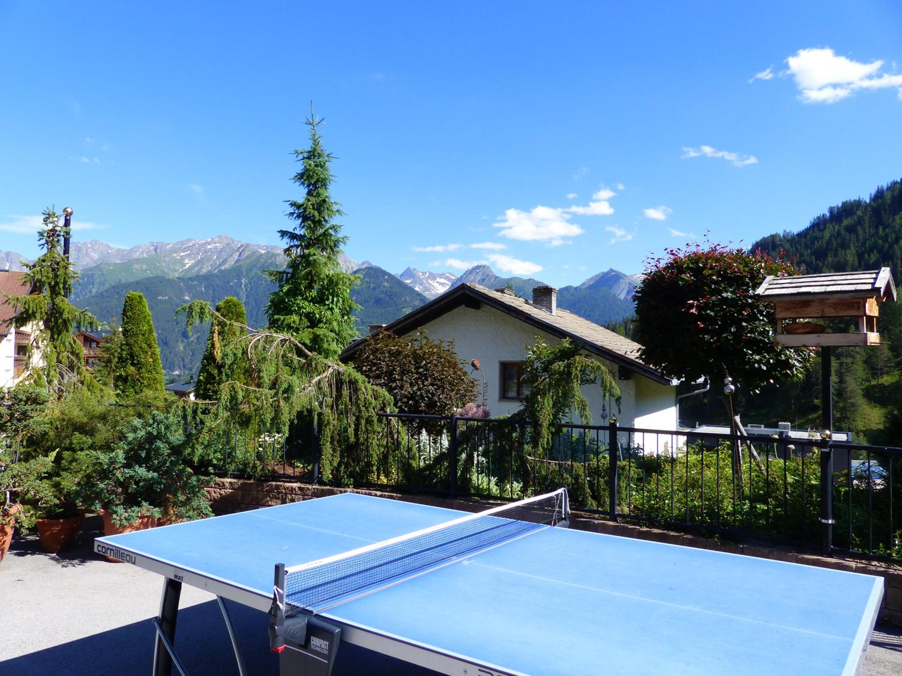 outdoor BBQ area