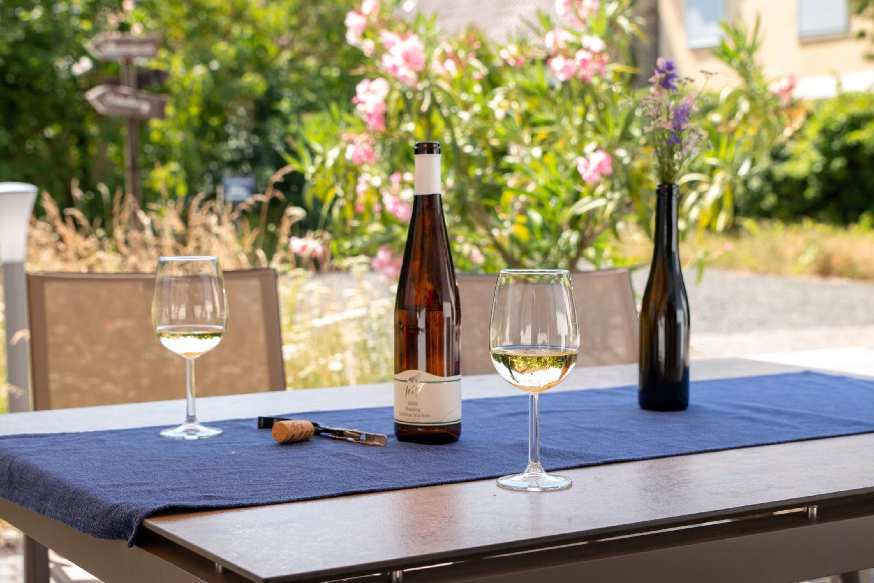 Gästezimmer im Weingut Wolf