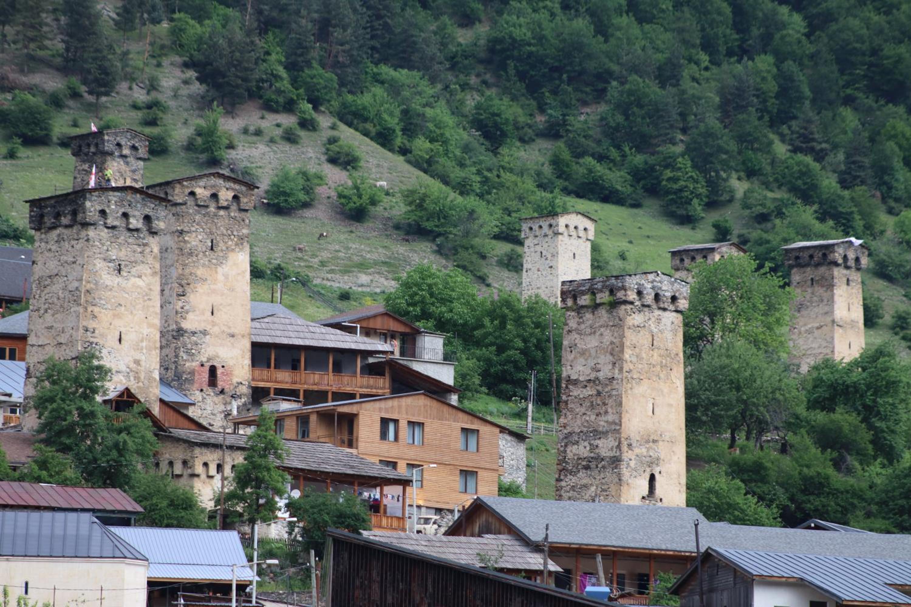 Mestia Panorama view 3