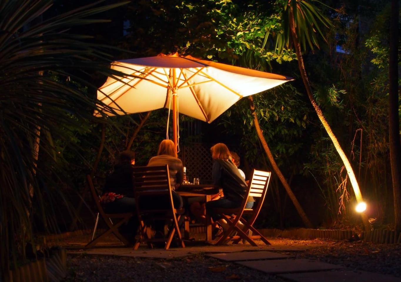 outdoor bbq area
