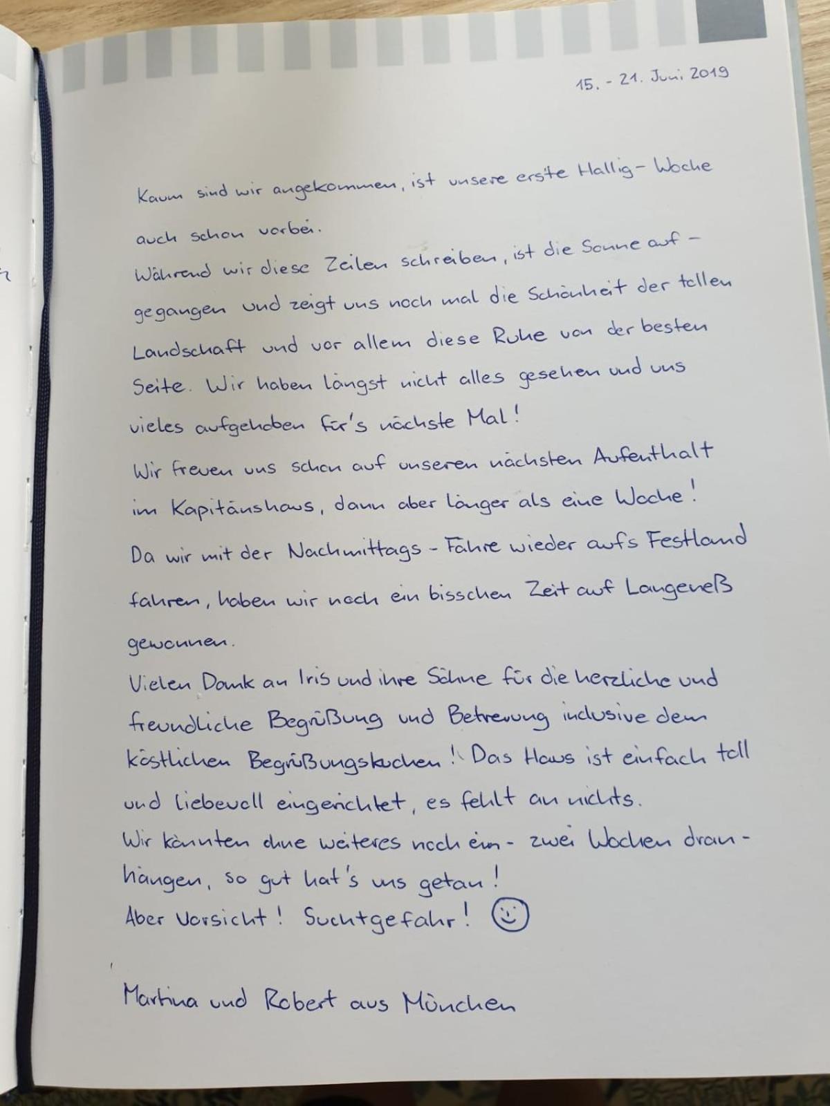 Kapitänshaus Meerblick