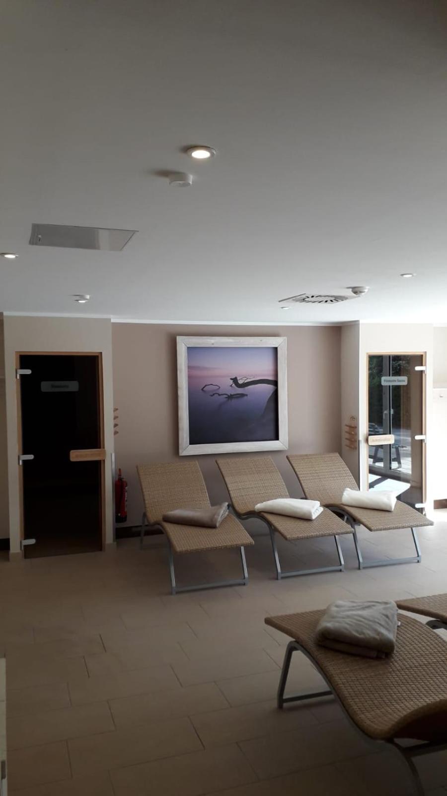 3 Zimmer Ferienwohnung Haus Meeresblick mit Meerblick A005 mit Südterrasse und Strandkorb