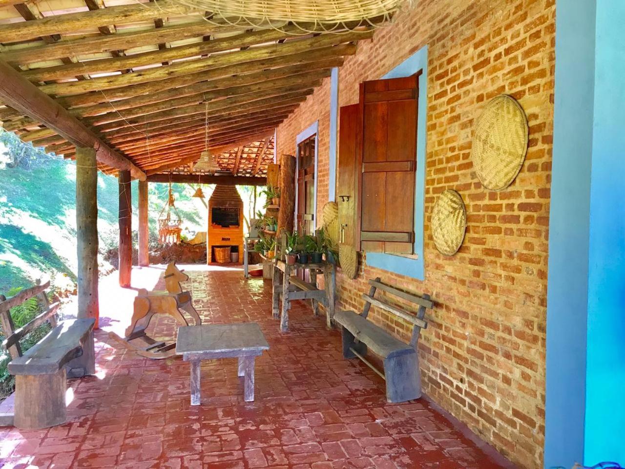outdoor BBQ area