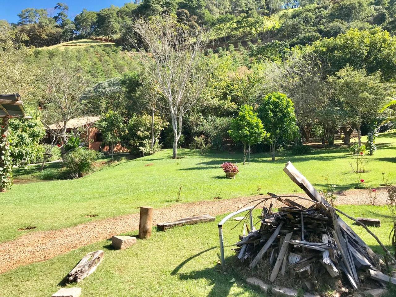 outdoor BBQ area