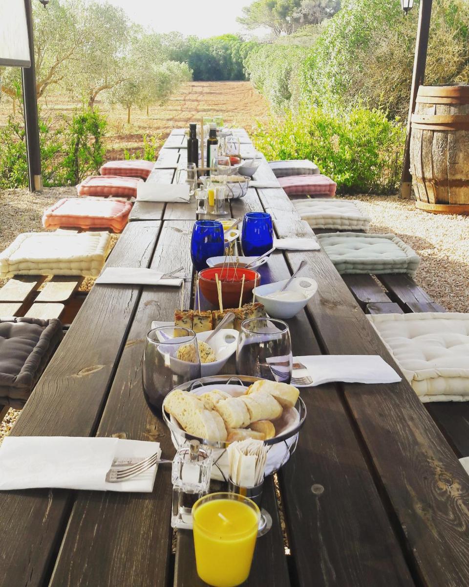 outdoor BBQ area
