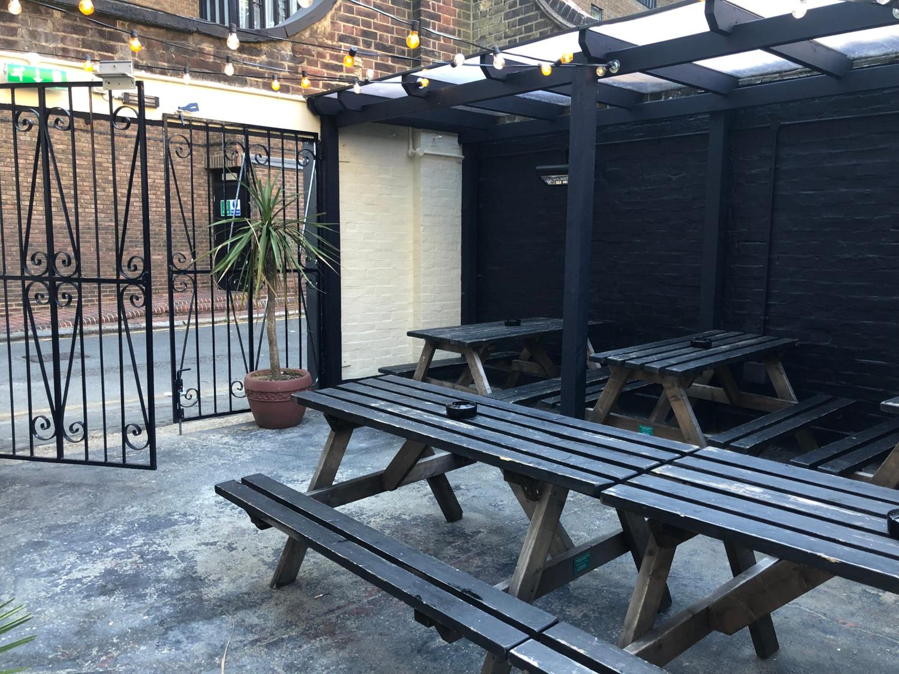 outdoor bbq area